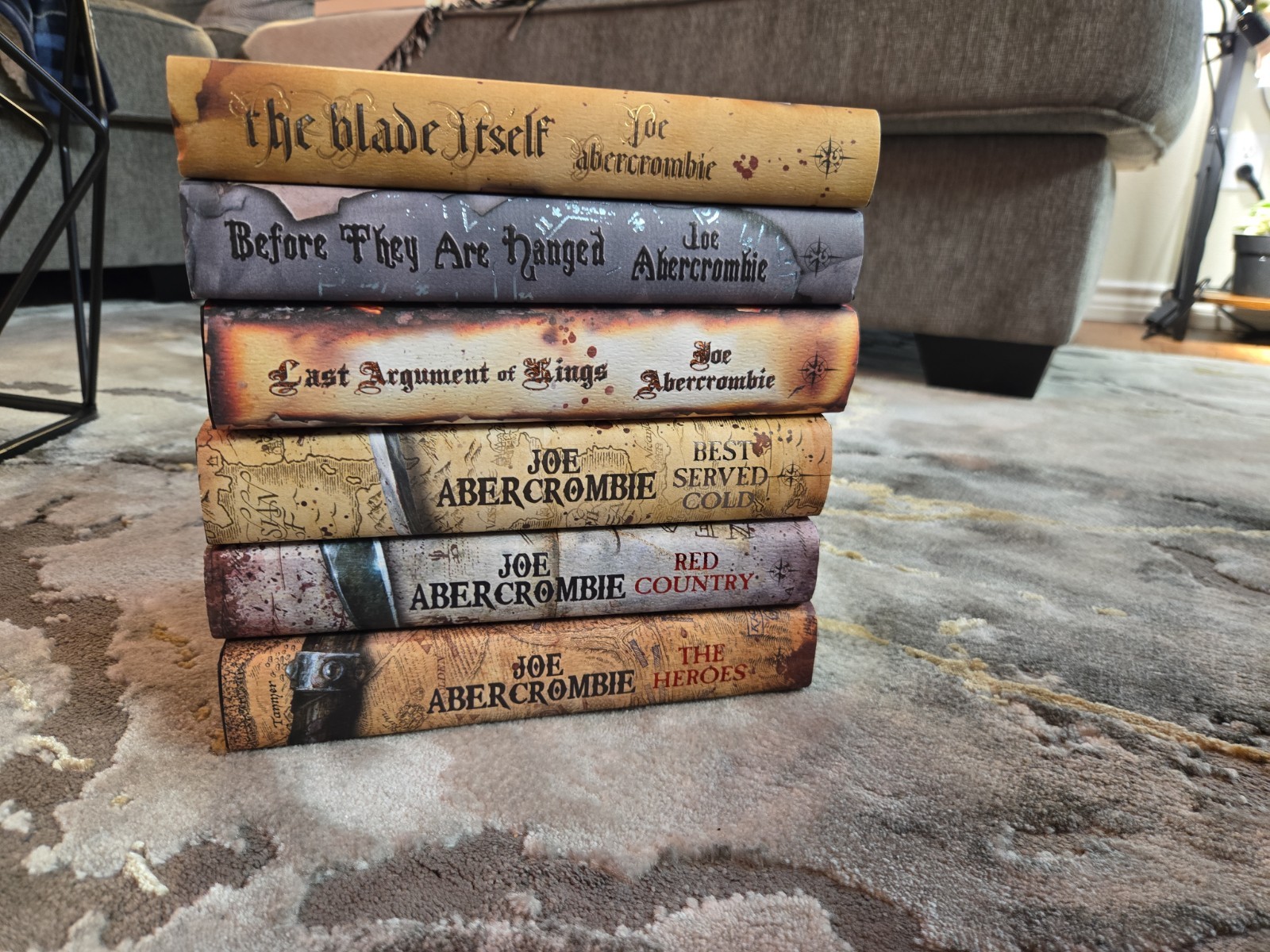 The first law By Joe Abercrombie Broken binding signed