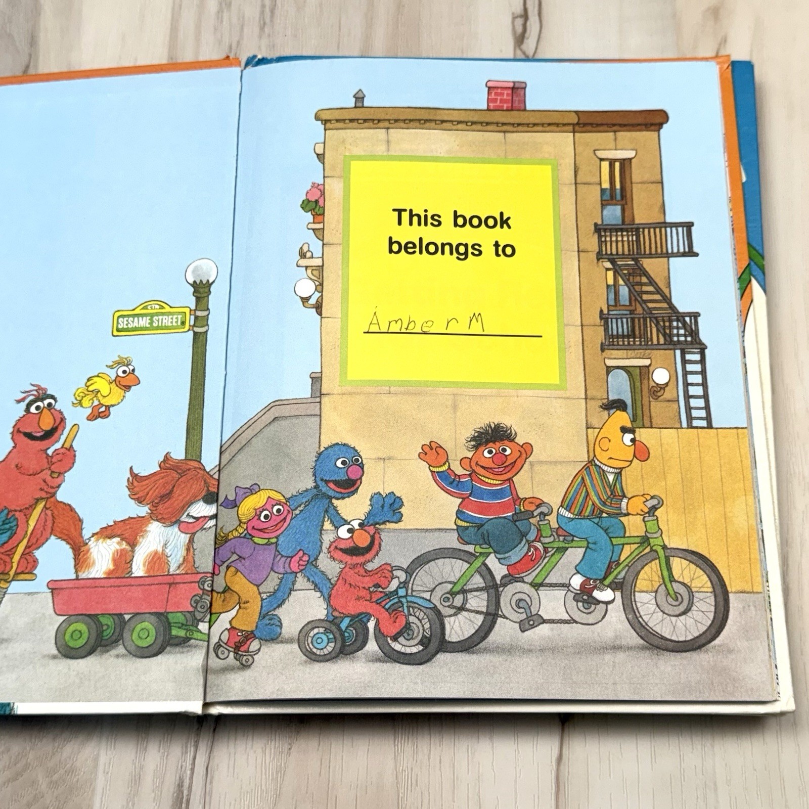 VTG Lot 6 On My Way With Sesame Street Children’s Hardcover BOOKS Volumes 1-6