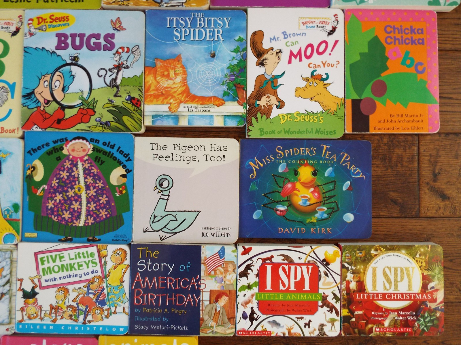 Lot 30 Board Baby Toddler Books Popular Titles Authors Jan Brett Seuss I Spy