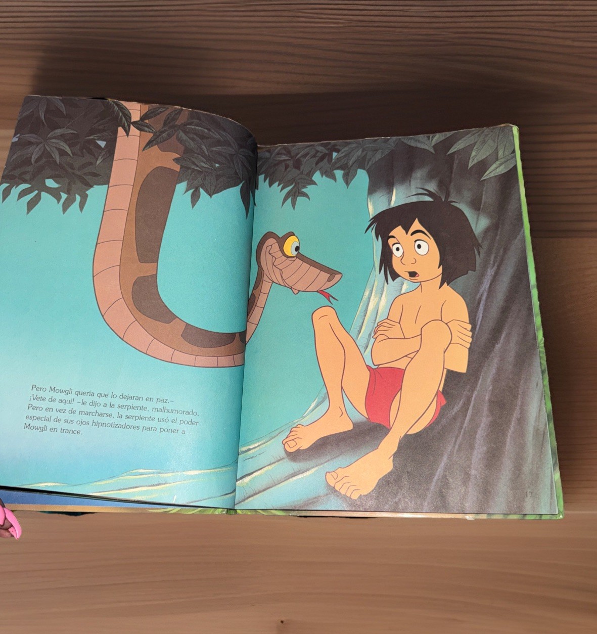 VTG Disney Classic Spanish El Libro De La Selva The Jungle Book 1995 Hardcover