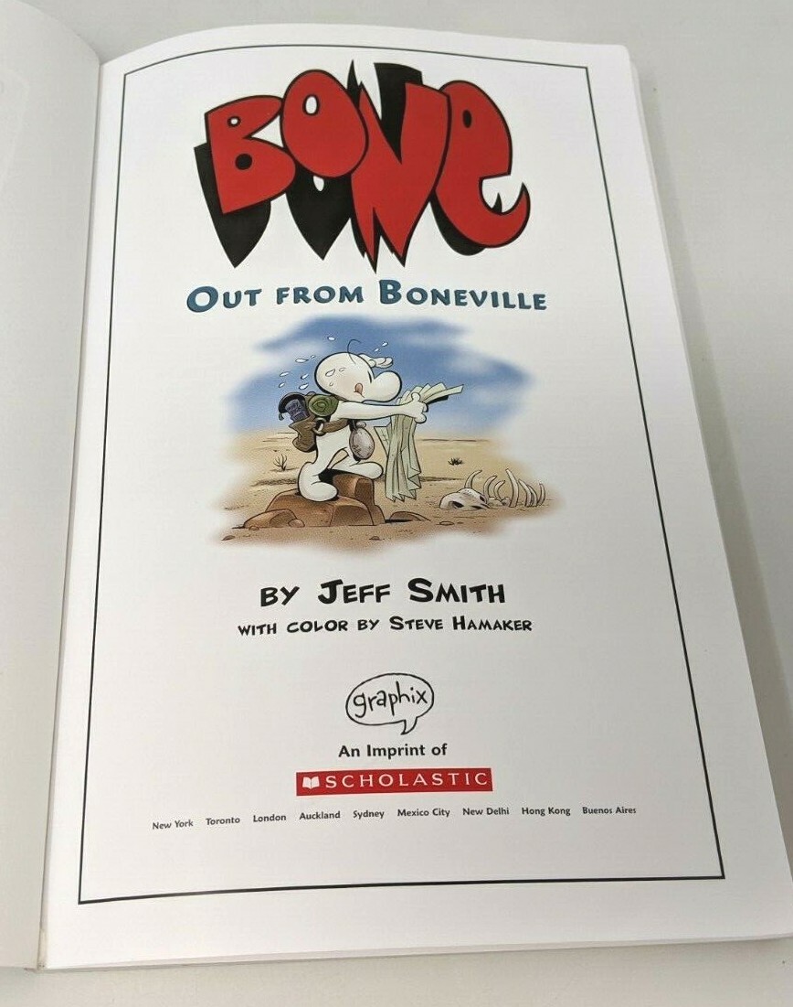 Bone Out From Boneville Volume 1 Jeff Smith Scholastic Graphic Novel FP20