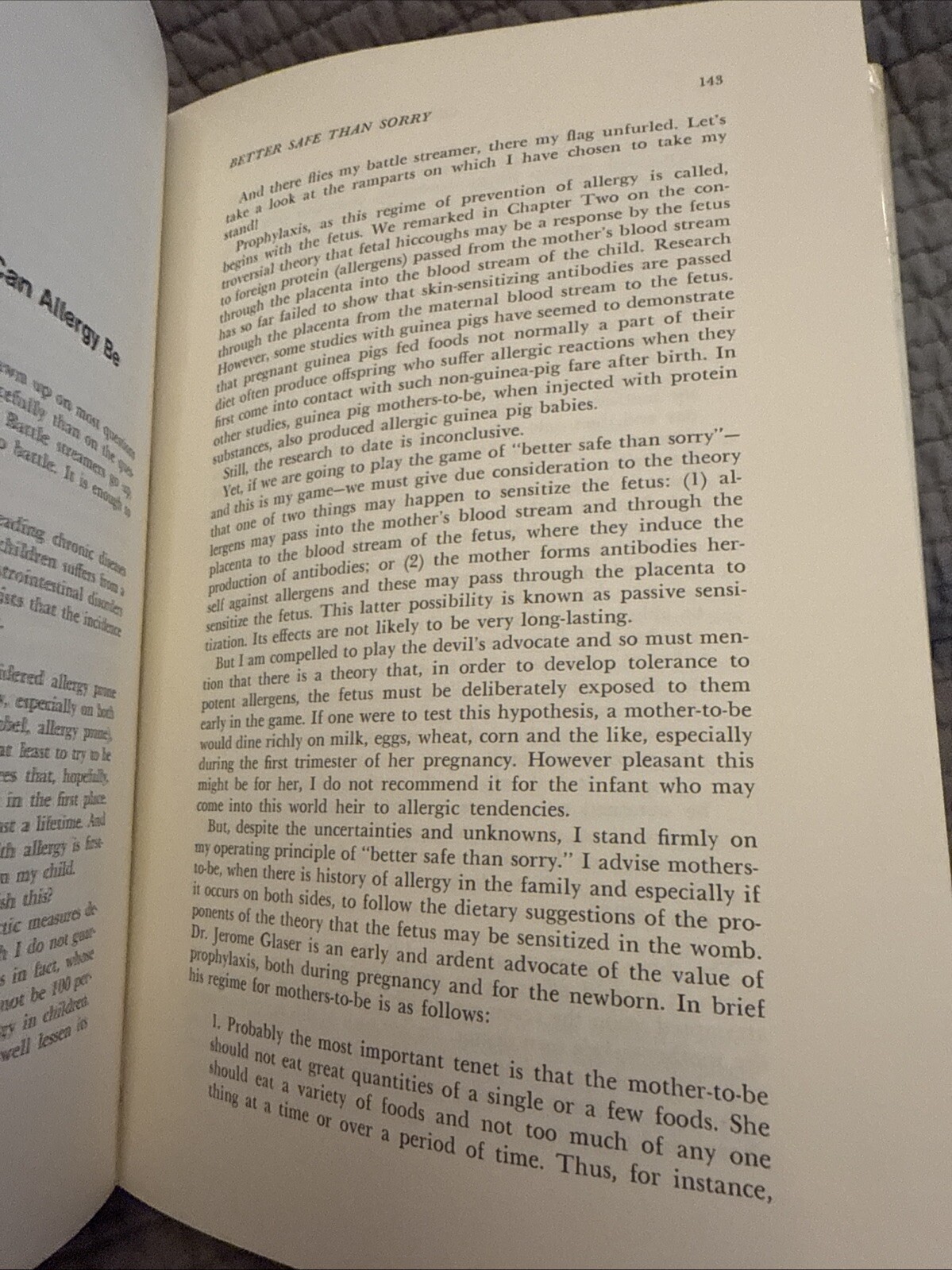 COPING WITH FOOD ALLERGY By Claude Albee Frazier MD – HBDJ Ex-lib 1975