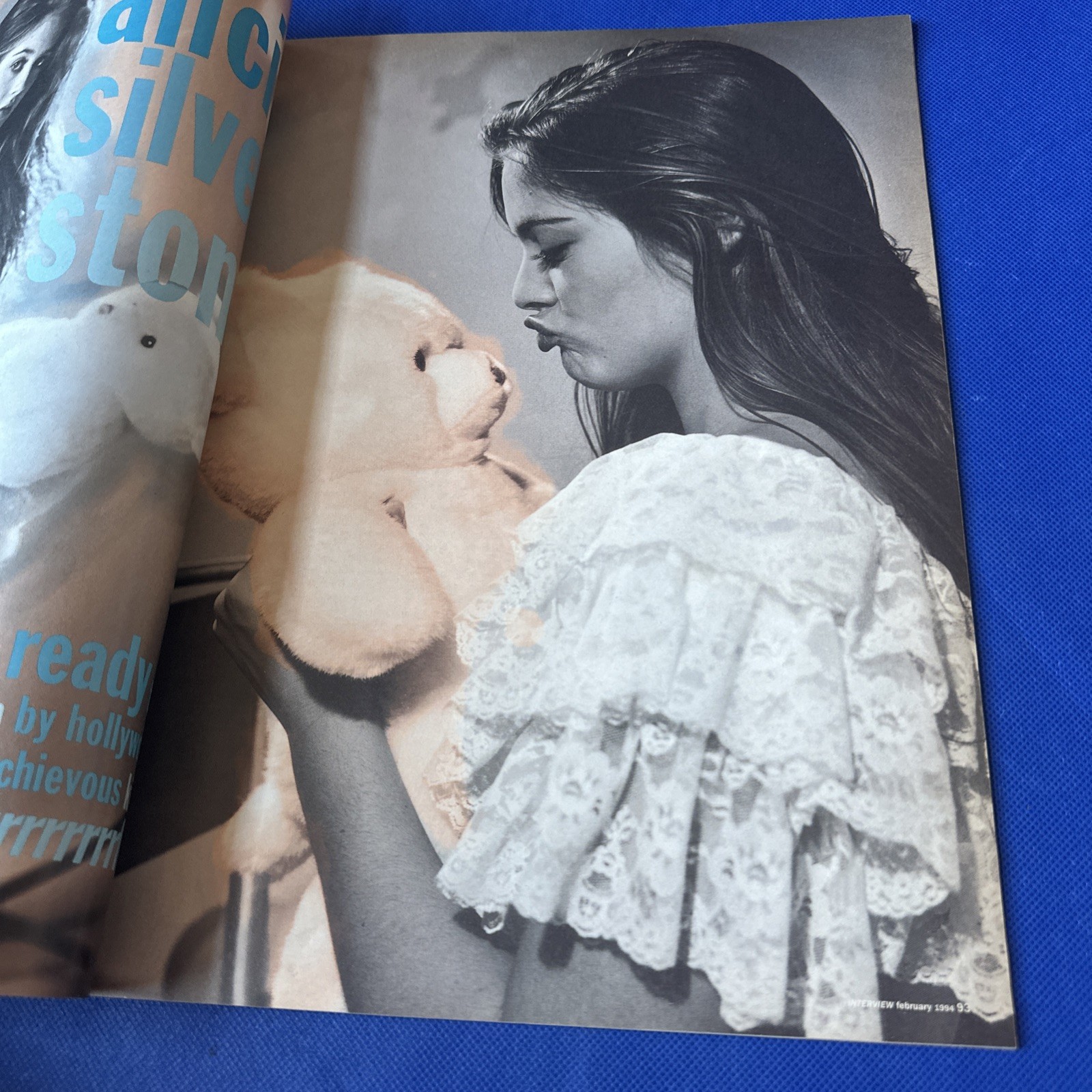 Interview Magazine February 1994 Bruce Weber Alicia Silverstone Rare 90s Issue