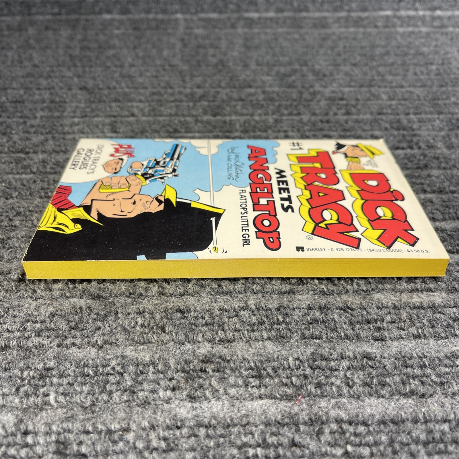 Vintage Dick Tracy Meets Angeltop #1 Paperback Comic Book 1979 Fletcher Collins