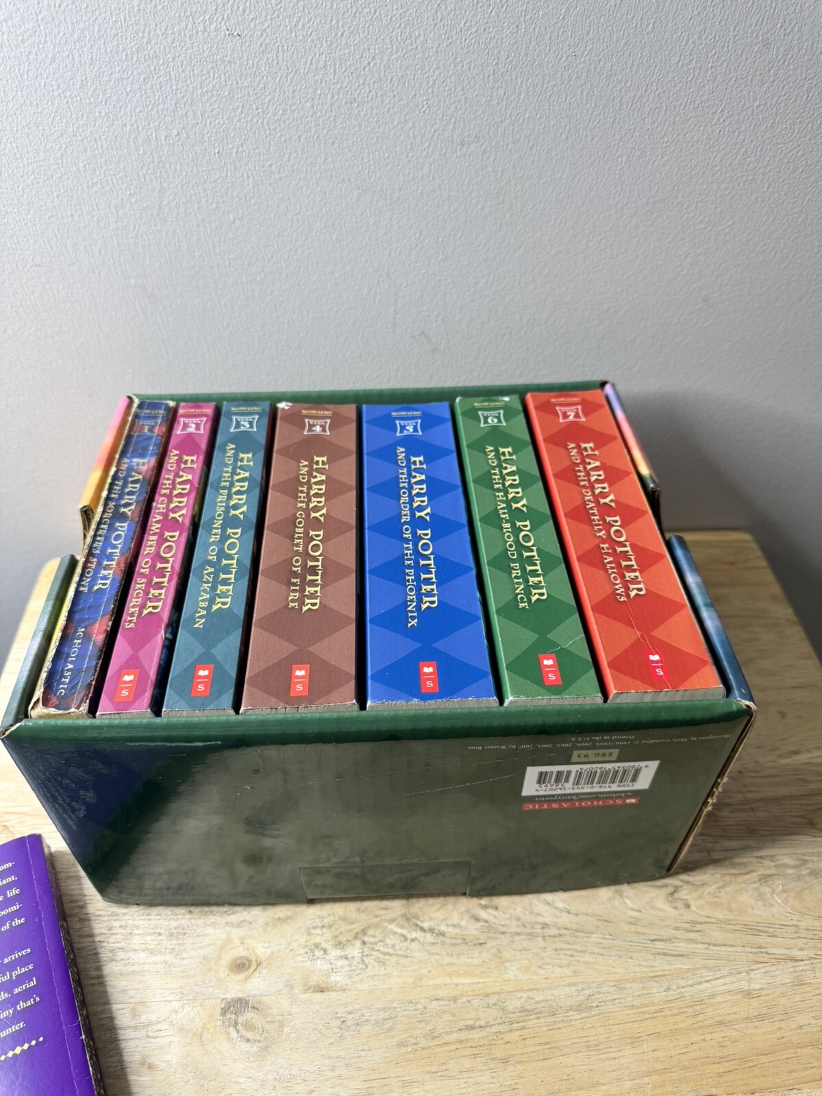 Harry Potter Paperback Boxset #1-7 by J. K. Rowling (2009, Paperback) READ