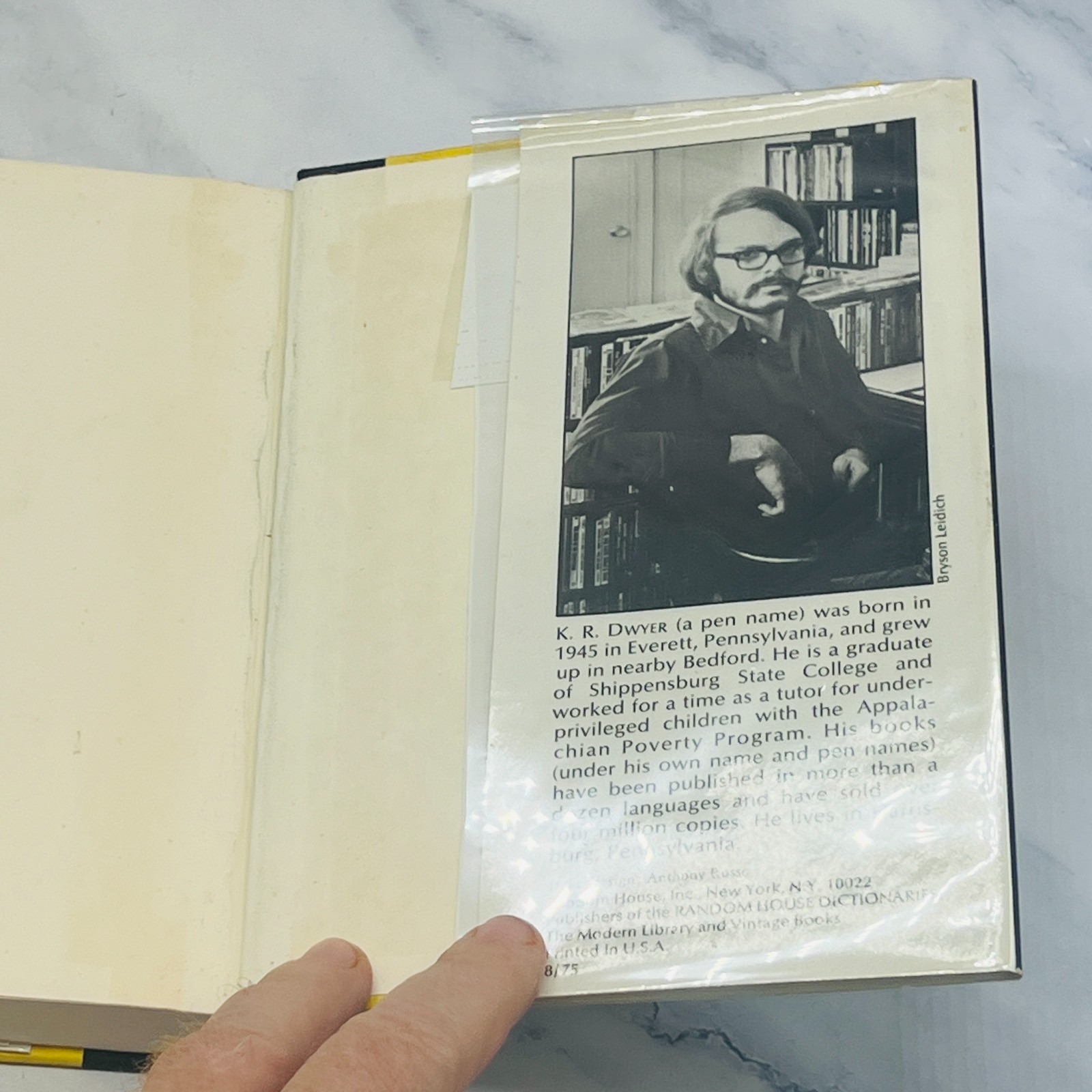 Dragonfly — K.R. Dwyer (Dean R. Koontz) 1975 First Edition Hardcover DJ Mystery