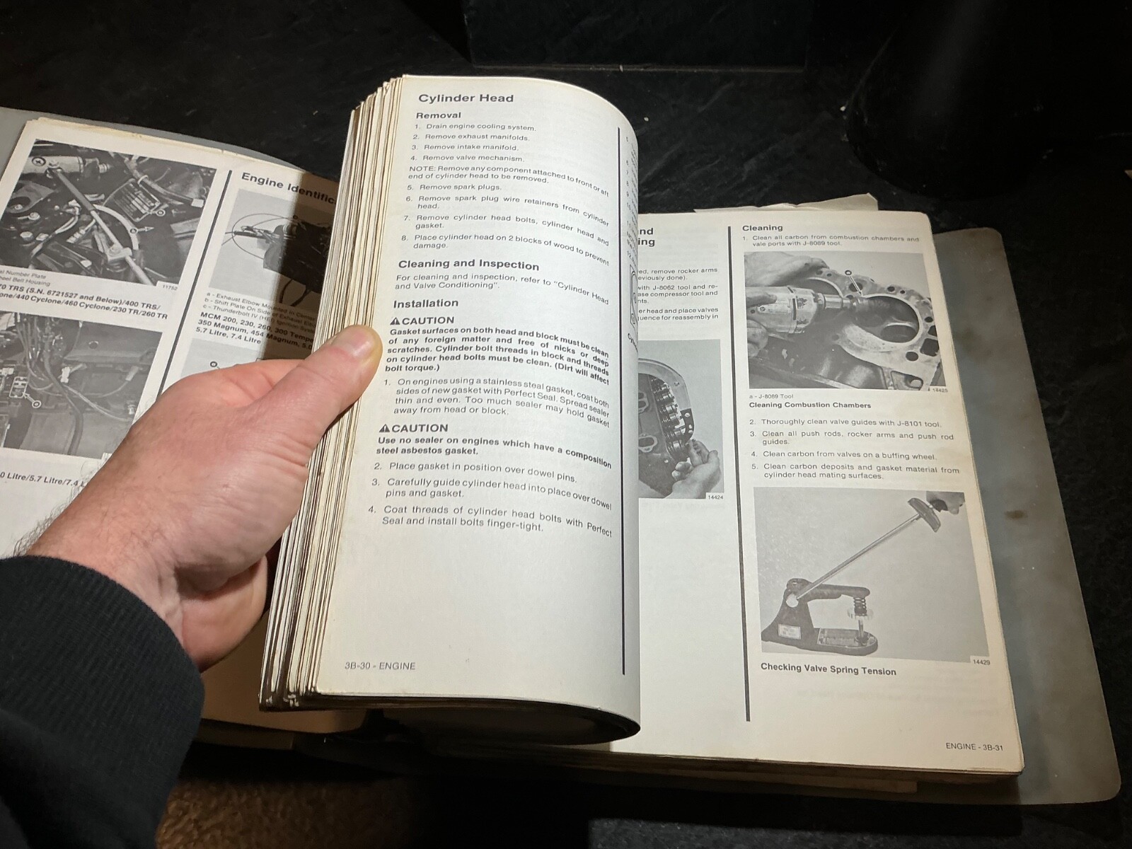 Mercruiser GM V-8 5.0L 305, 5.7L 350, 7.4L 454 Marine Engines Service Manual #9