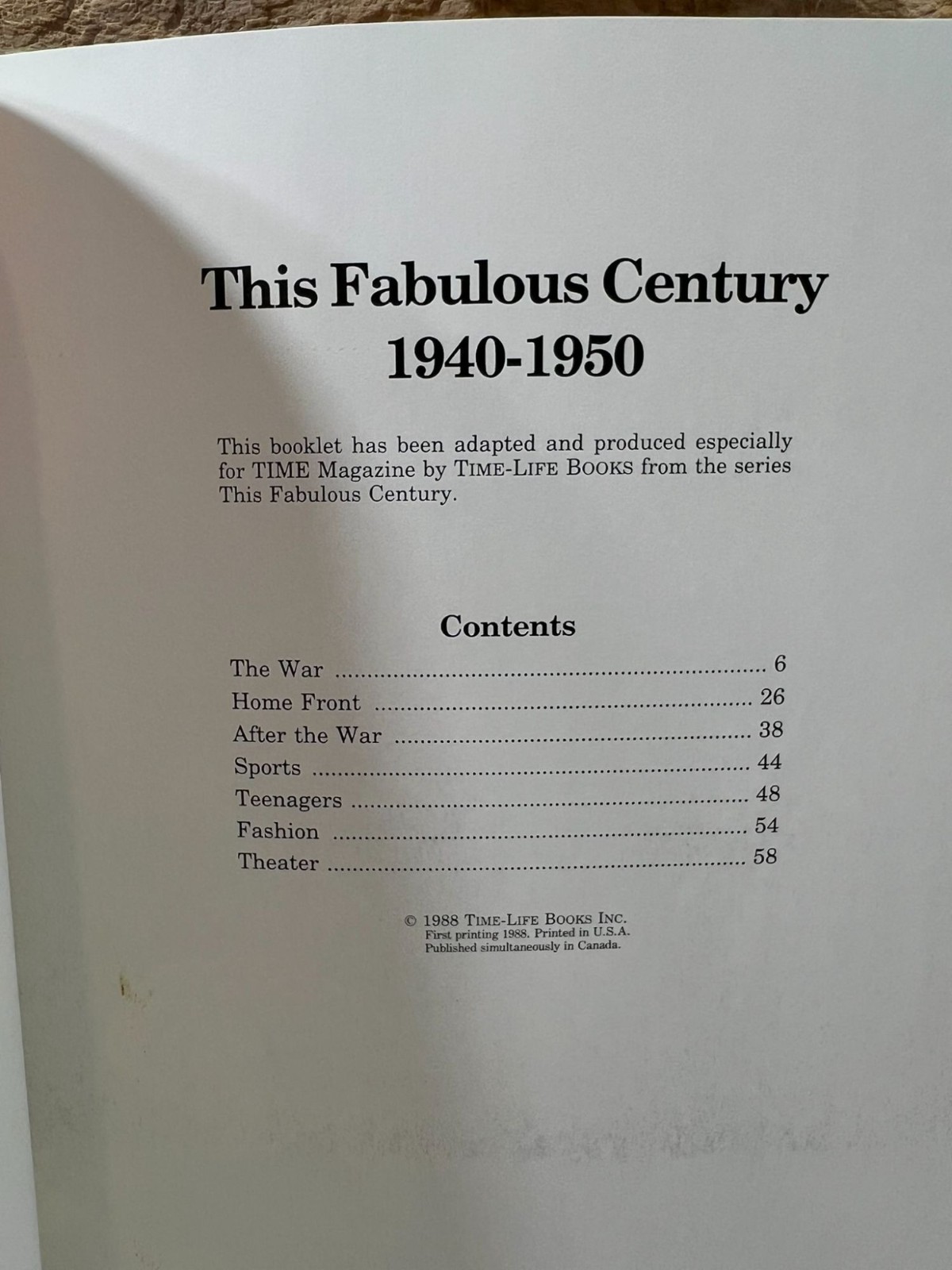 This Fabulous Century 1920-1970 Time-Life Books 5-Book Lot 1988 First Edition