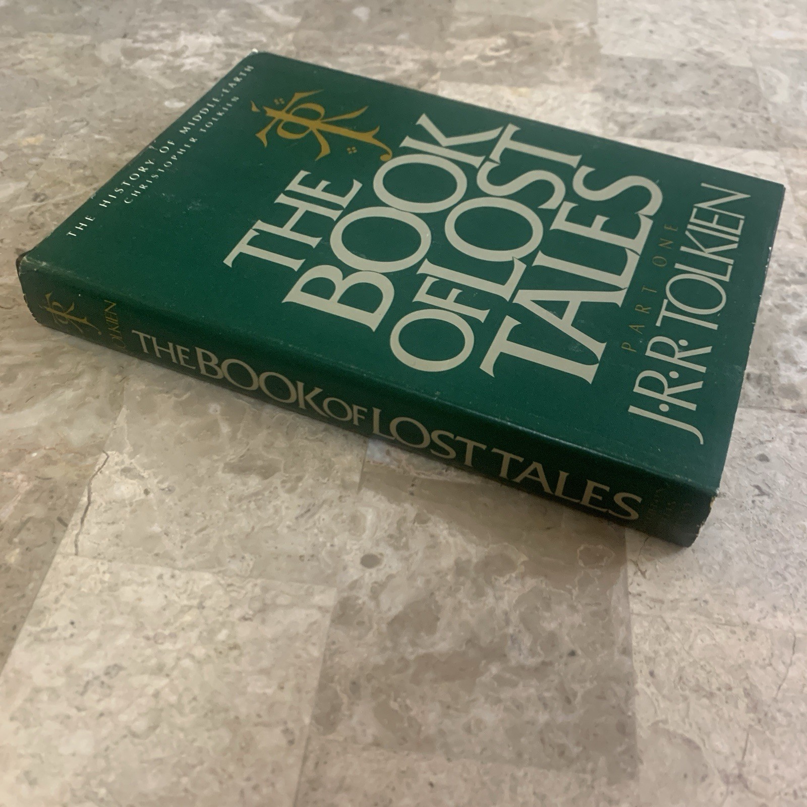 J.R.R. Tolkien The Book of Lost Tales Part One 1984 First Book Club Edition HCDJ