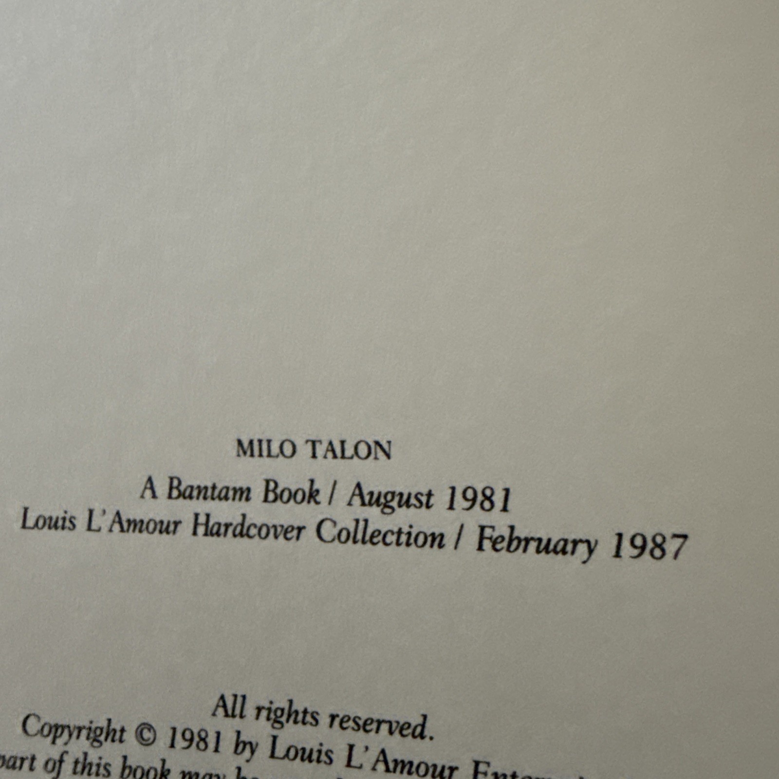 LOUIS L’AMOUR LEATHERETTE BOOKS