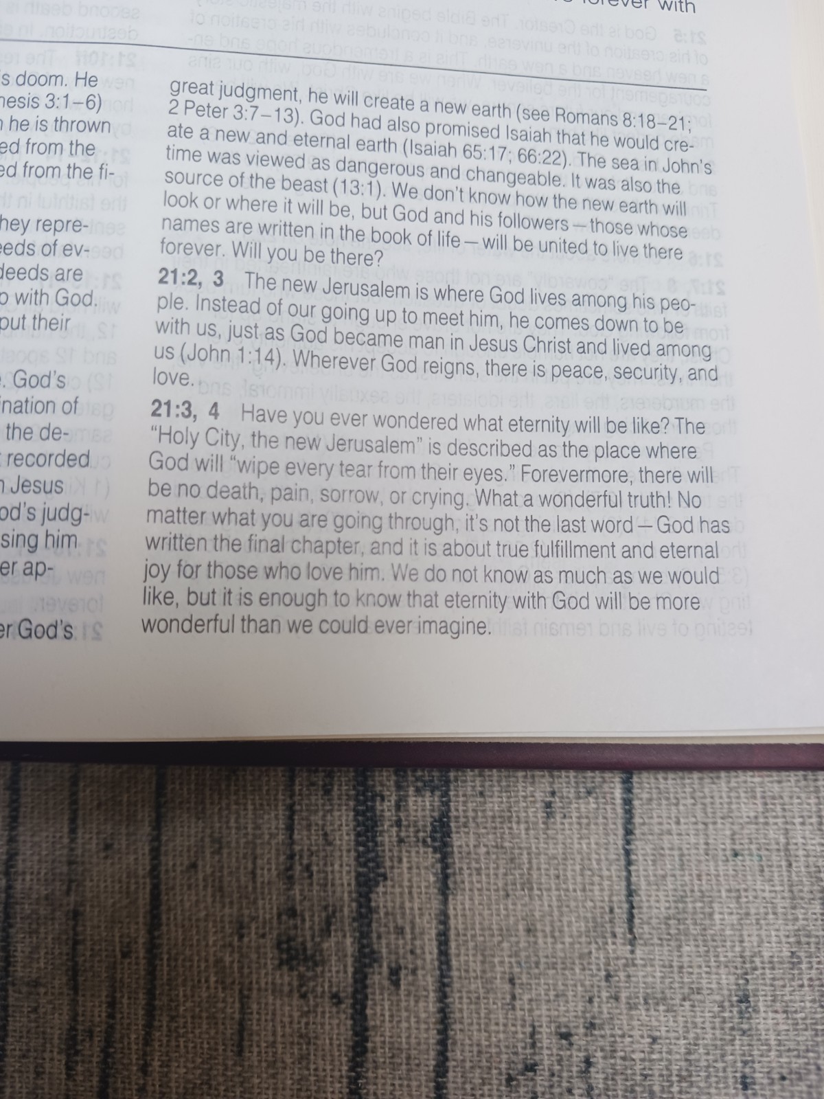 NIV Life Application Study Bible by Zondervan Staff (1997, Hardcover) Pre-Owned