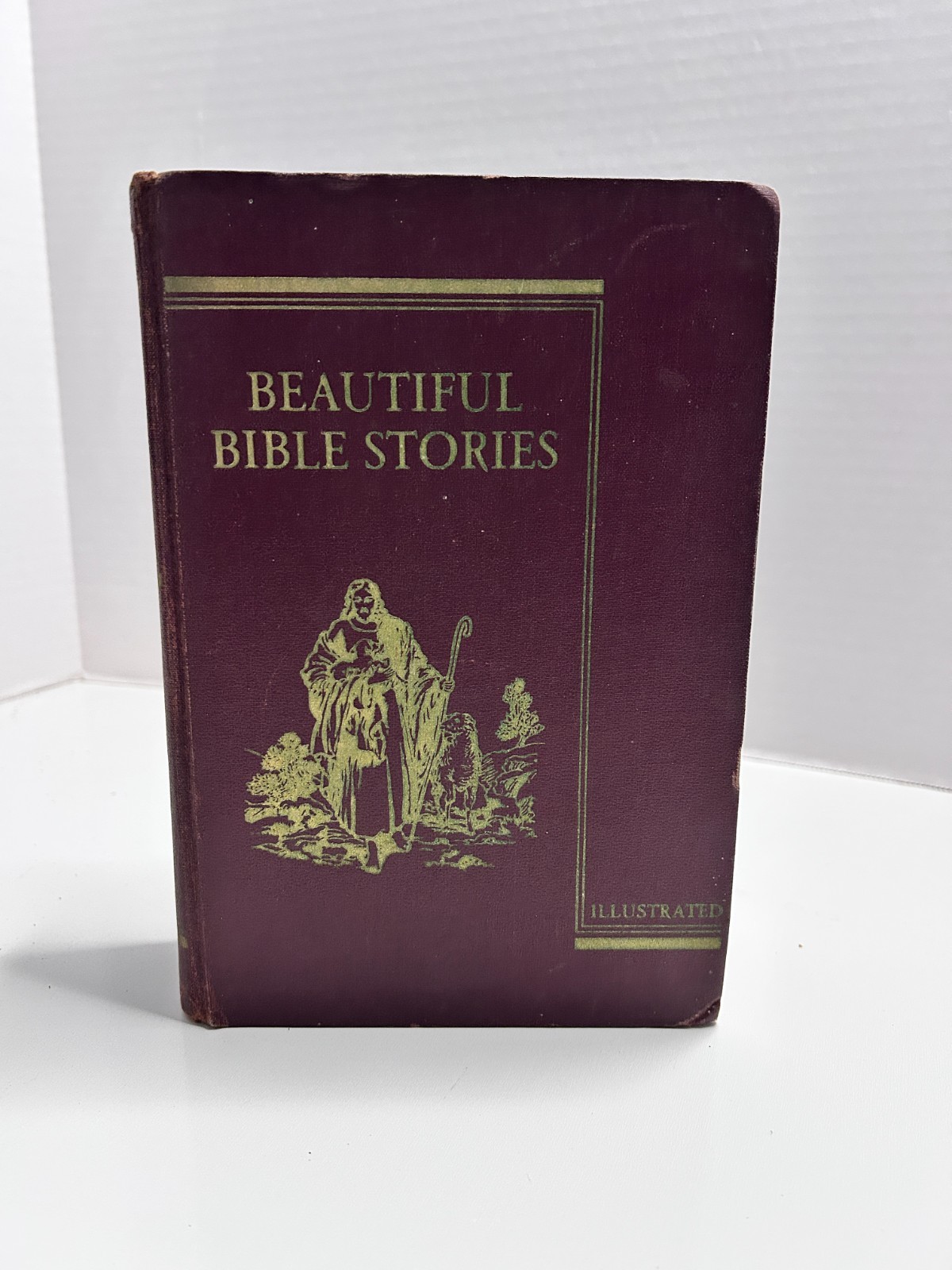 Beautiful Bible Stories Hardcover Illustrated By Charles Roney 1948 Vintage Book