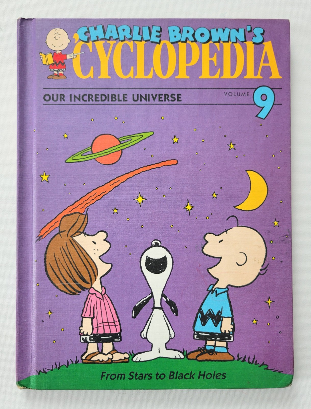 Vintage 1990 Charlie Brown’s ‚Cyclopedia HCs Lot of 5: Books 2 4 6 8 9