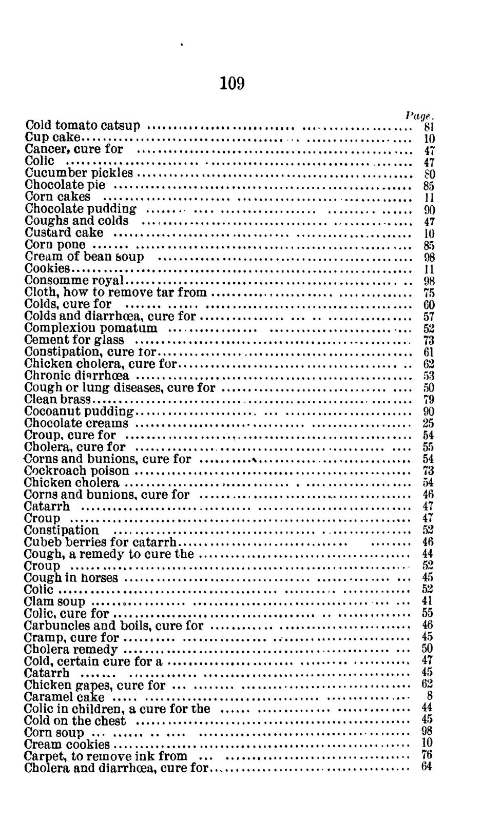 1893 The Worlds Fair Recipe Cook Book 119 Pages