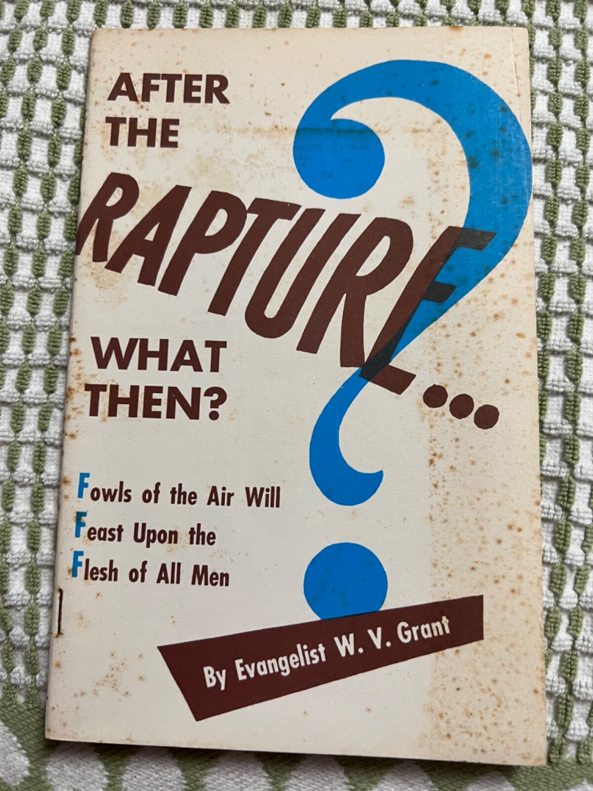 AFTER THE RAPTURE…WHAT THEN? BY W V GRANT