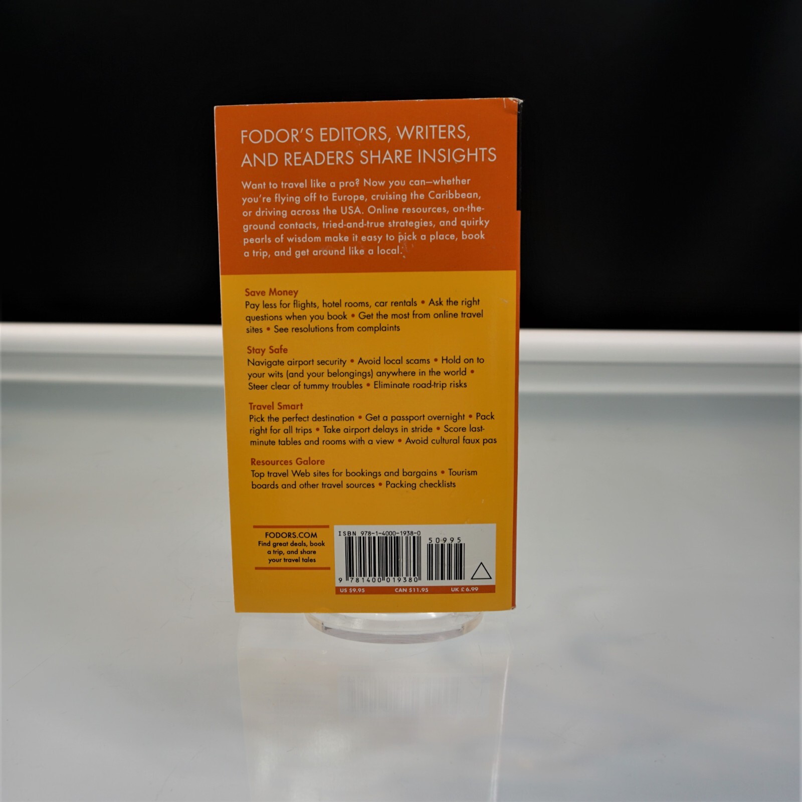 Fodors 1001 Smart Travel Tips 2nd Edition Save Money Stay Safe Travel Smart