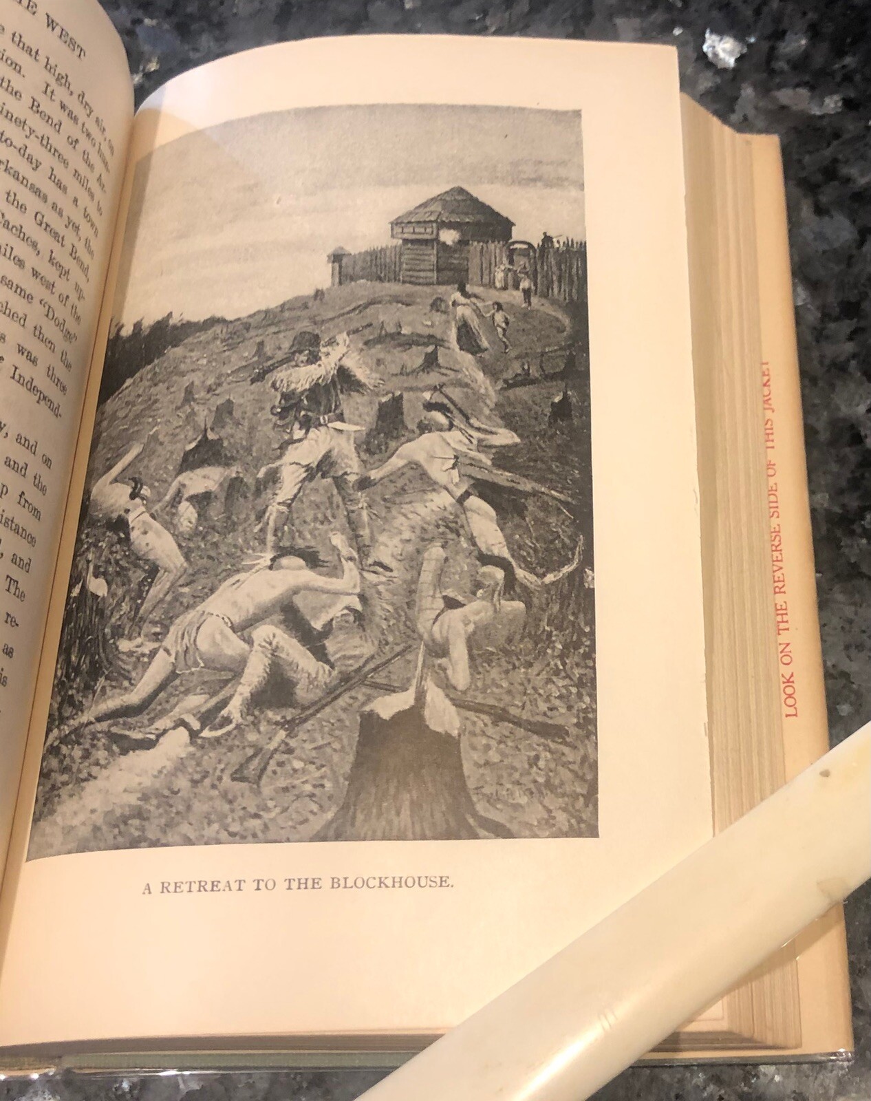WAY TO THE WEST/EMERSON HOUGH, deluxe edition, 1922, VG+ book, Crockett, Boone