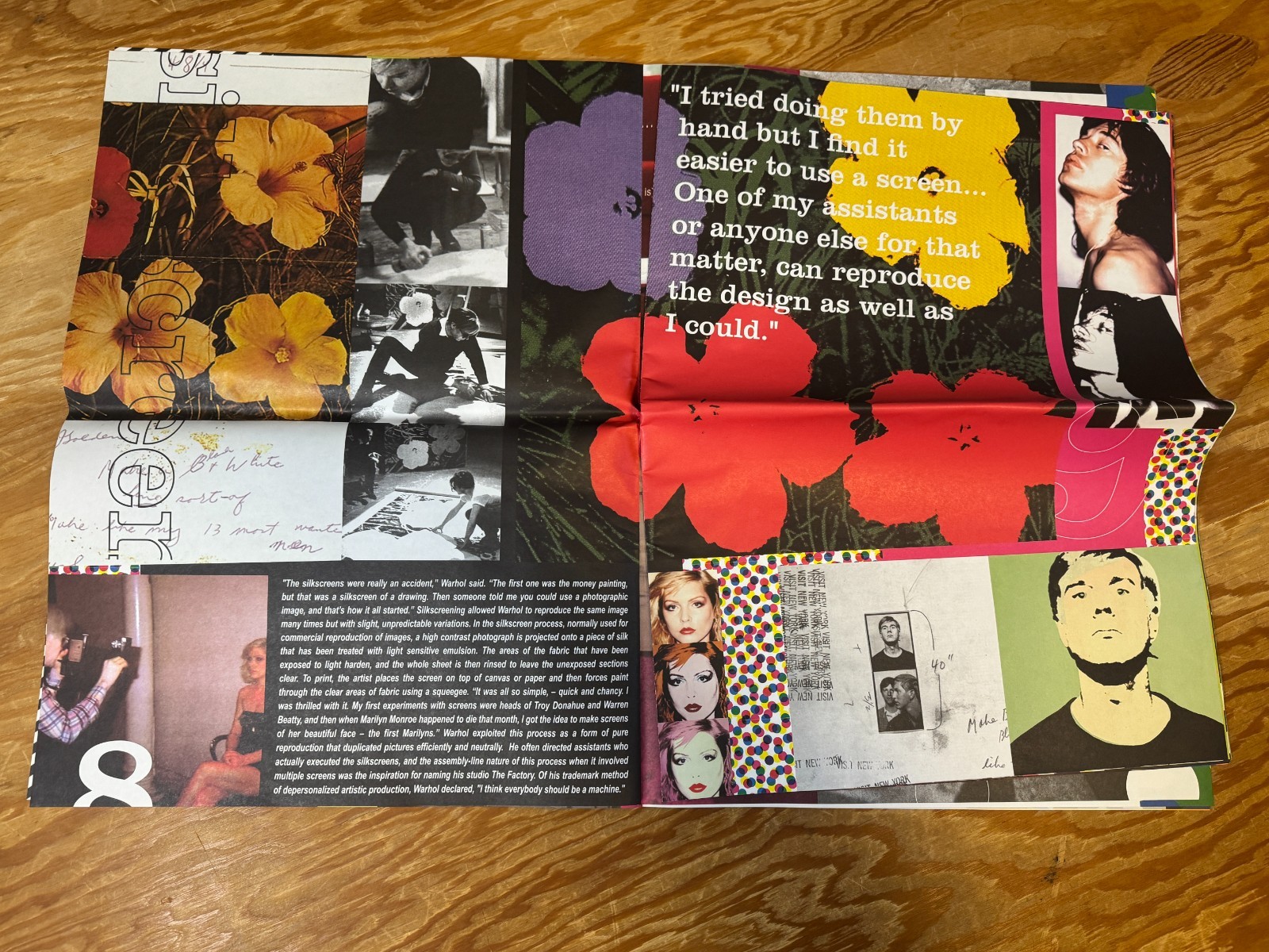 Andy Warhol by Cultura, 2005, First Edition, 30 pages tabloid-style book