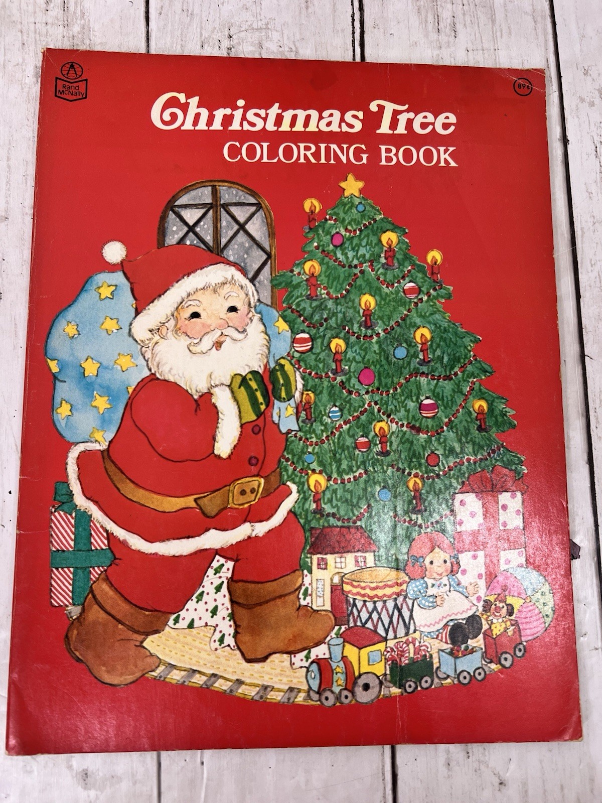 Vintage 1960s / 70s Christmas Coloring Activity Books Lot of 7 Partial Used