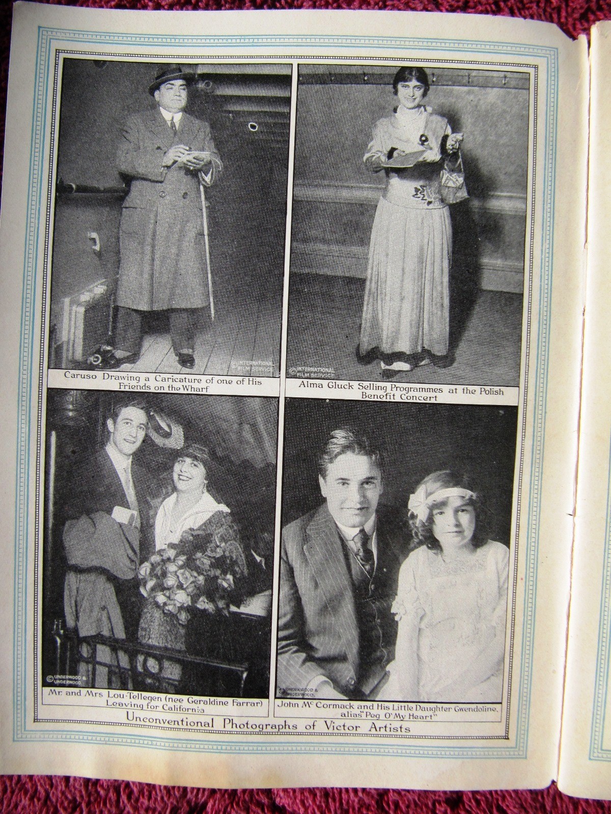Kitty Cheatham Tribute New VICTOR RECORDS Aug 1916 Supplement Victrola CATALOG