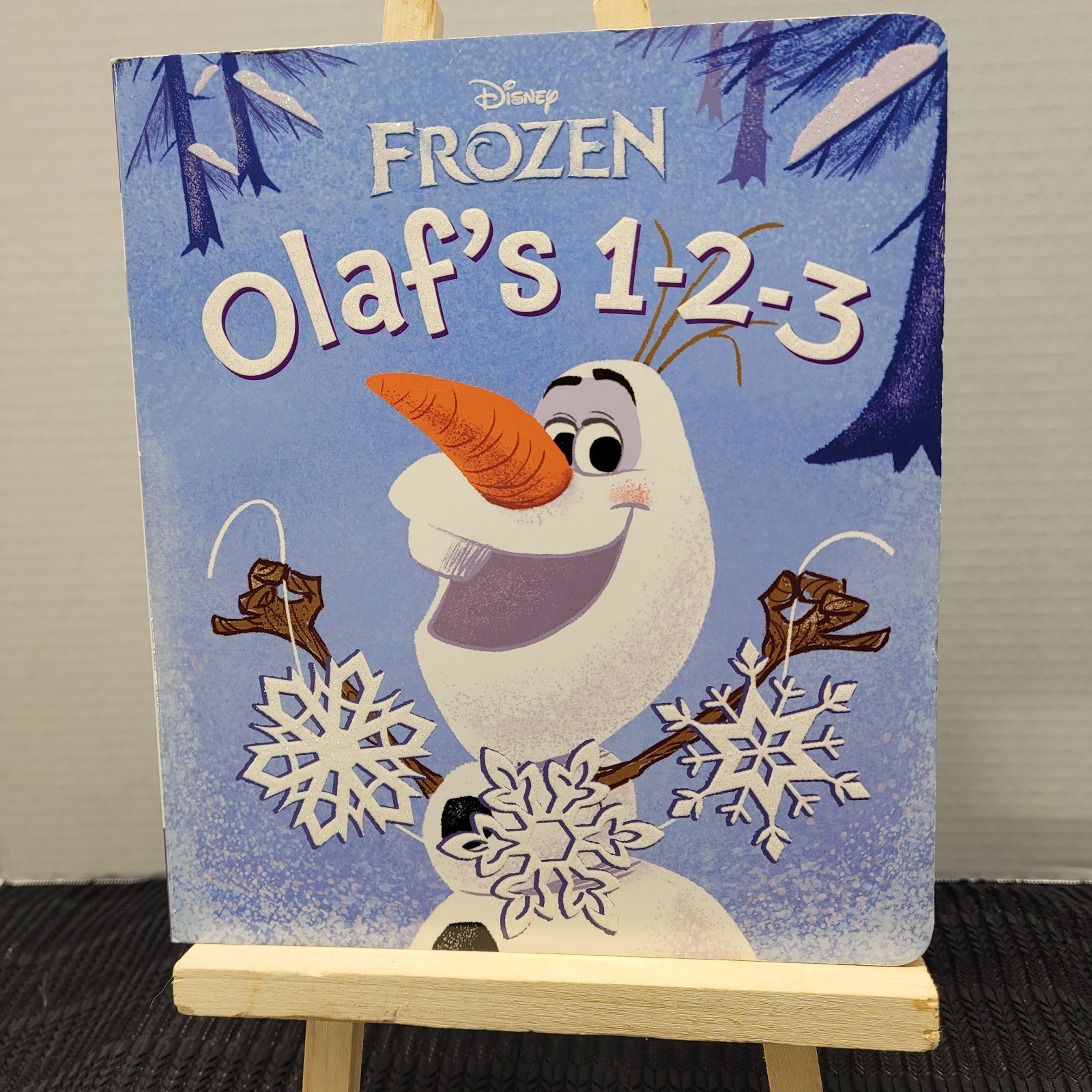Olaf’s 1-2-3 (Disney Frozen) (Glitter Board Book) – Board book – NEW