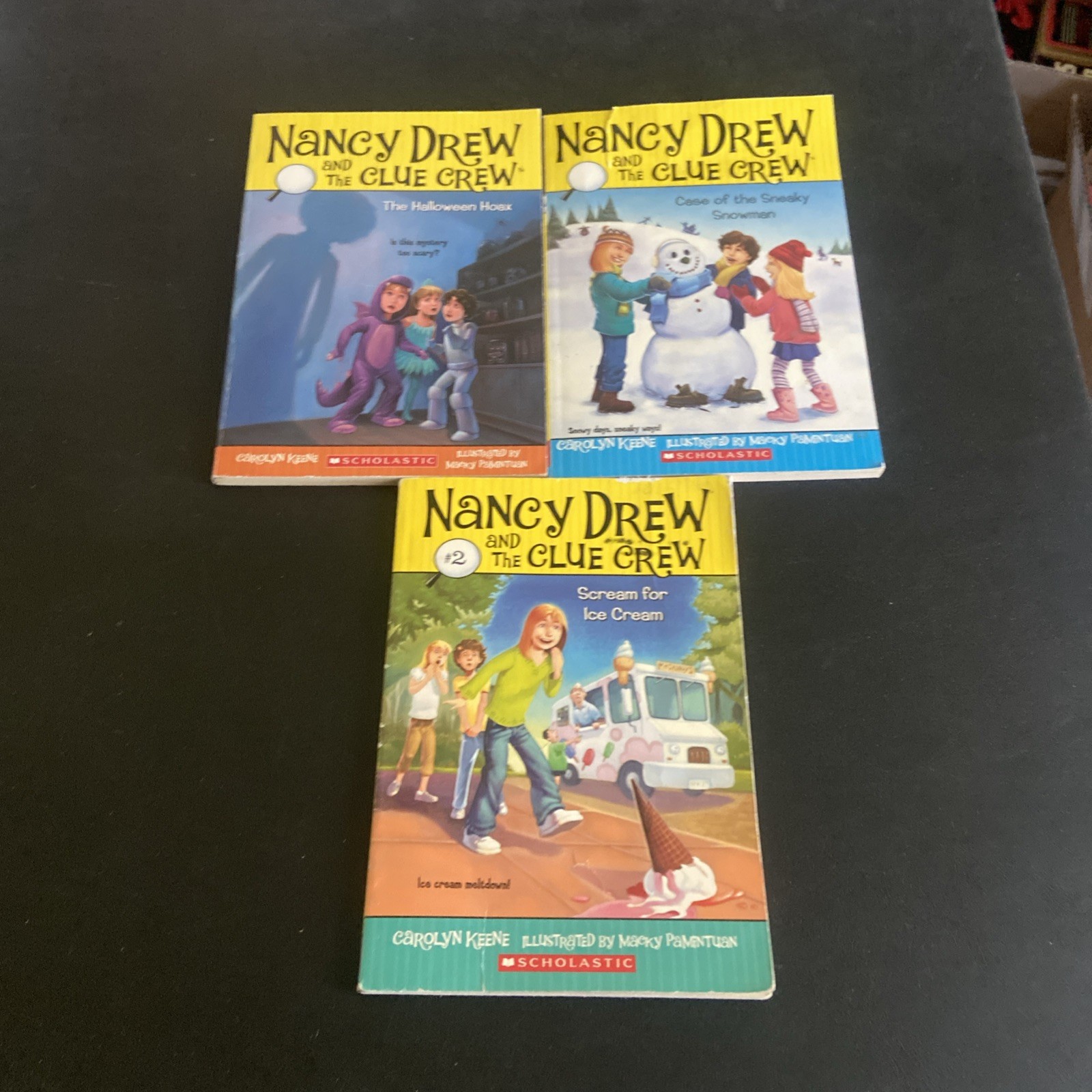 Nancy Drew and Clue Crew By Carolyn Keene Lot Of 11 PBs W/12 Stories G-VG Cond