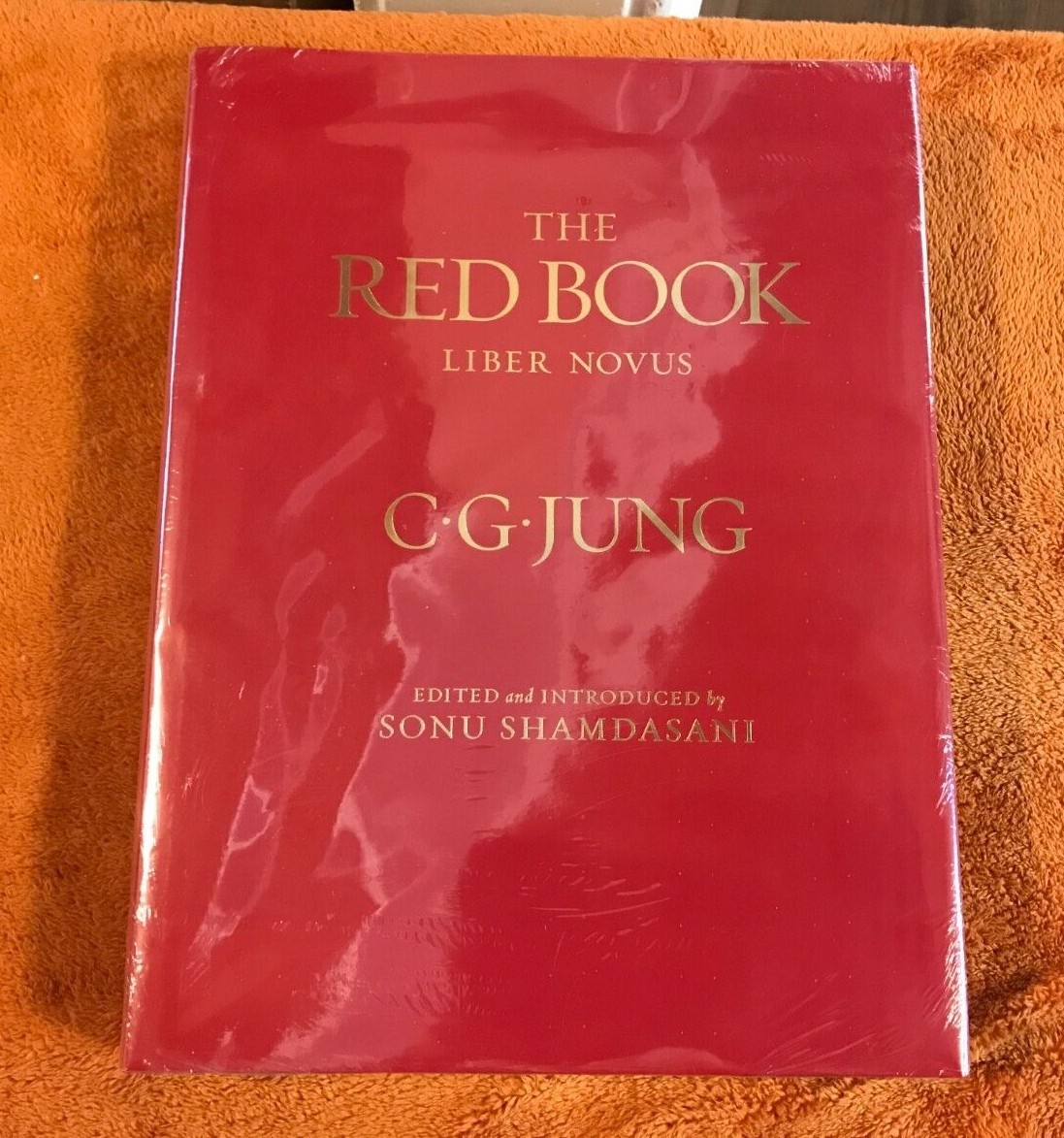 C.G. Carl Jung hardcover THE RED BOOK liber novus SEALED philemon ’09 illus eng!