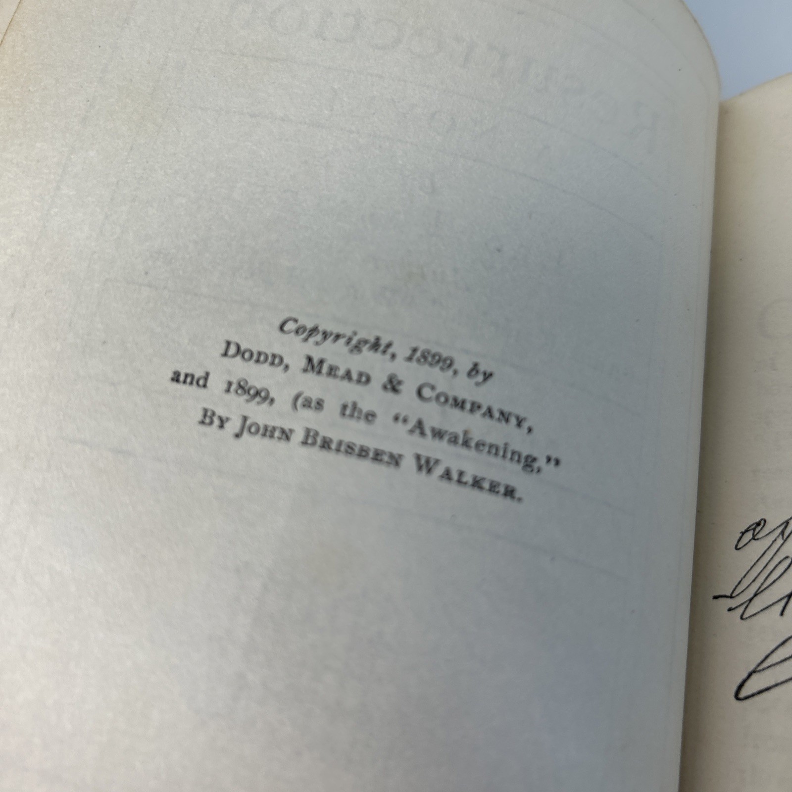 Tolstoy Resurrection 1899 Antique Hardcover Reading Novel Book Grosset & Dunlap