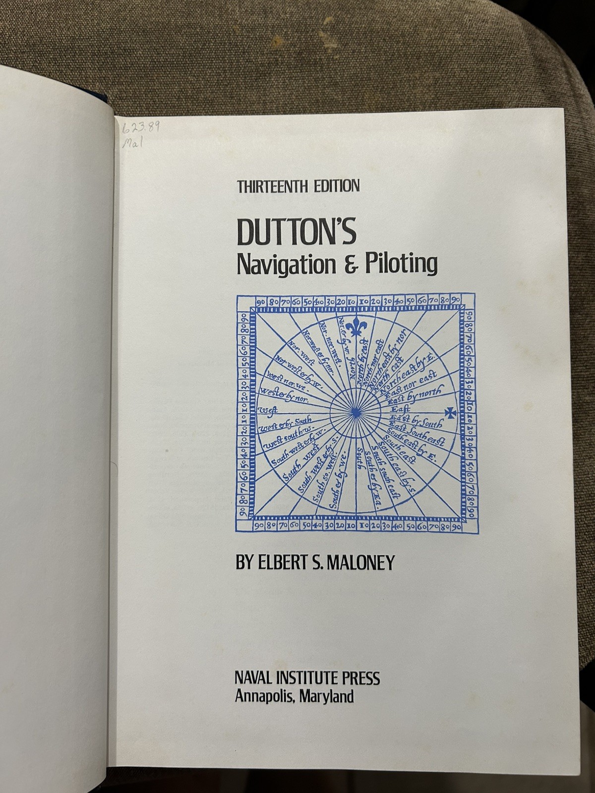 Dutton’s Navigation and Piloting Hardcover 13th Edition Elbert S. Maloney 1978