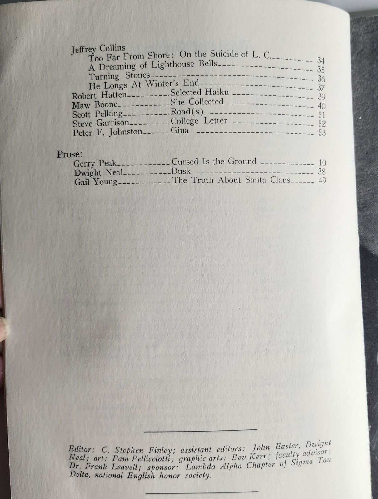 The Phoenix Magazine Baylor University Waco Texas 1973 Visual & Written Art
