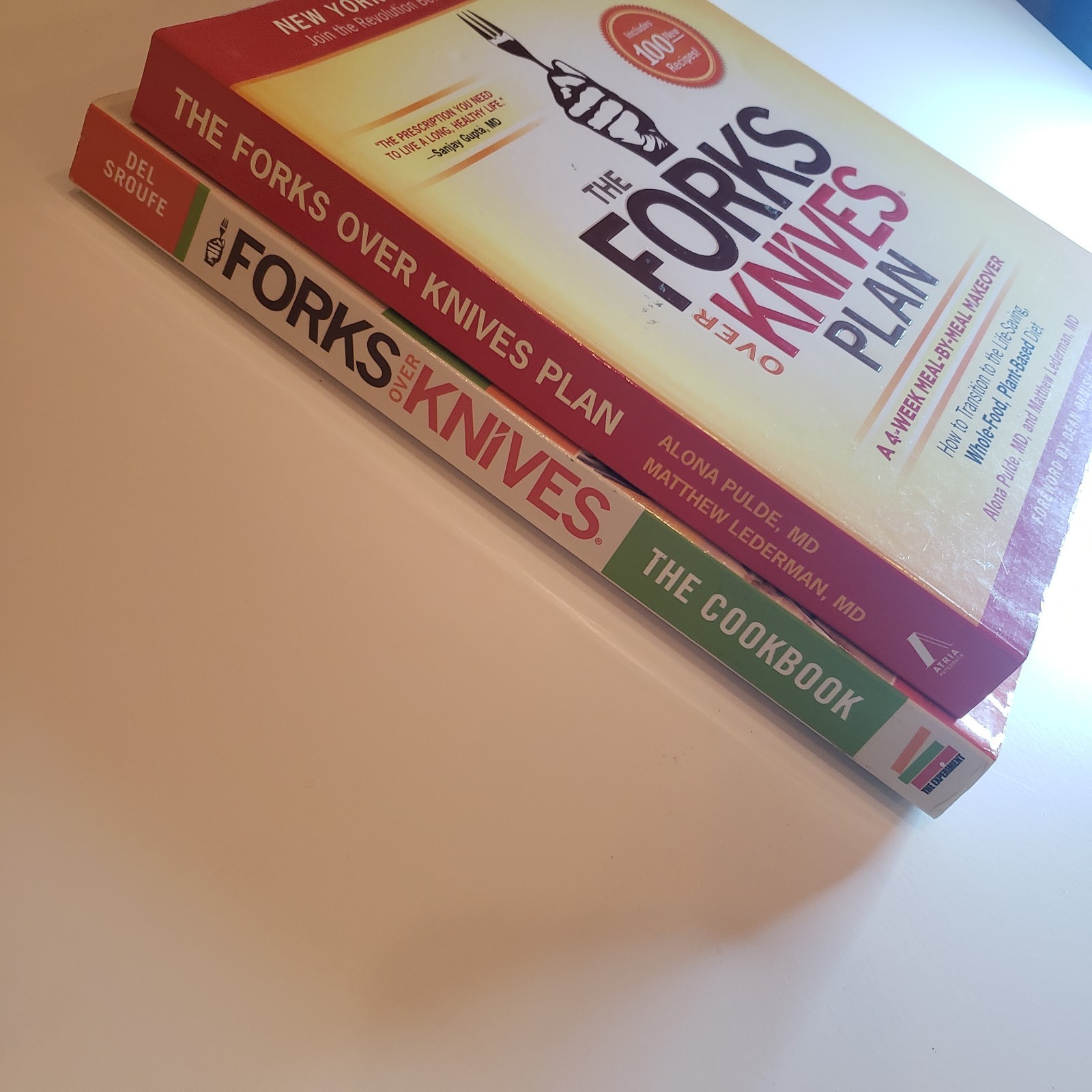 Forks Over Knives The Cookbook + Meal Plan Lot Vegan Plant-Based Recipe Book