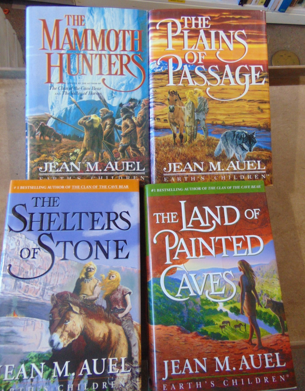 4 Jean M Auel Earth’s Children Hardback Dust Jacket 3 First Editions