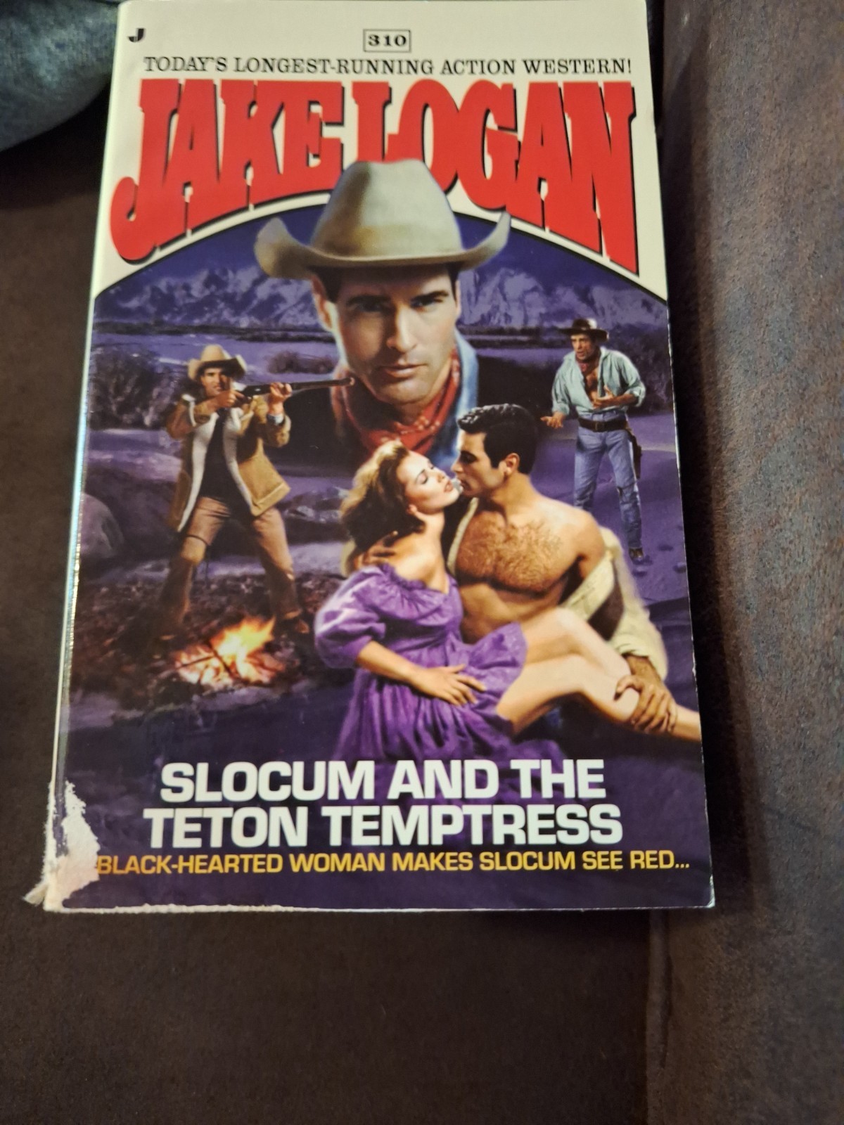 16 Jake Logan Slocum Western Paperback Book Lot #206-361 Jove Vintage
