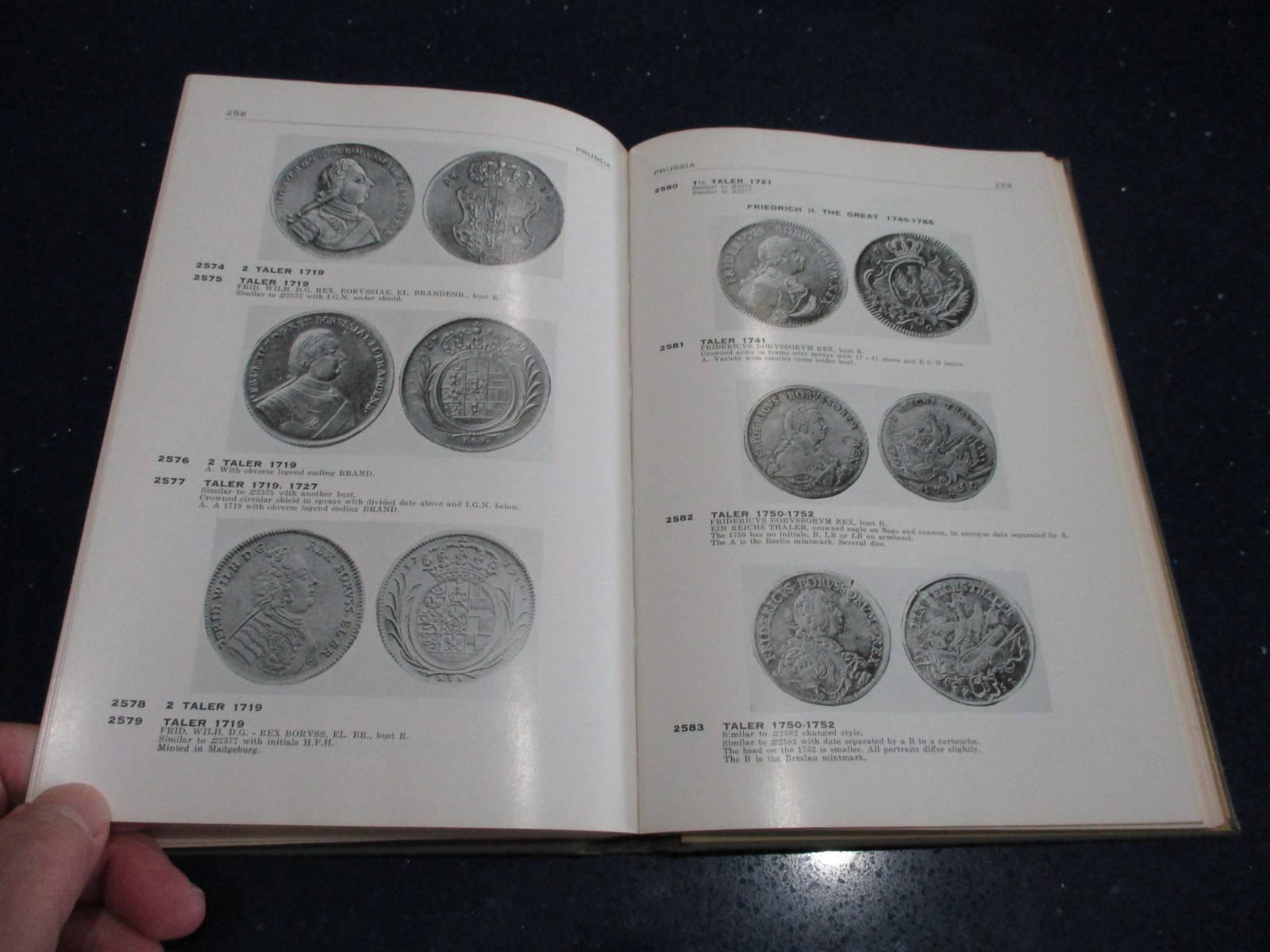 GERMAN TALERS 1700-1800 w/ORIG VALUE SHEET! Book by John S Davenport SIGNED!