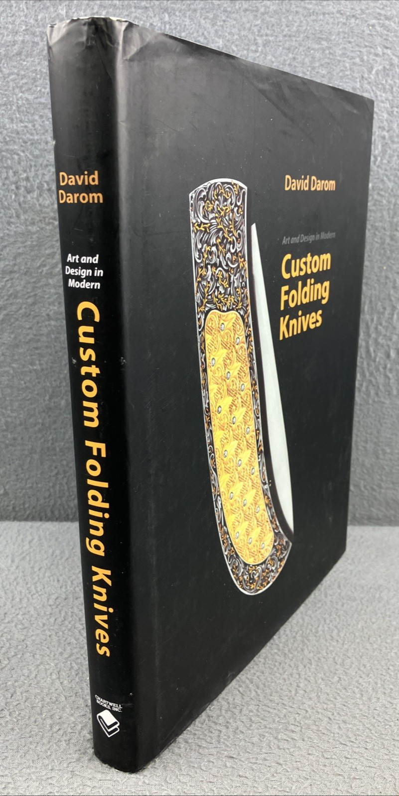 Art and Design in Modern Custom Folding Knives by Darom Damascus Blades Amazing!