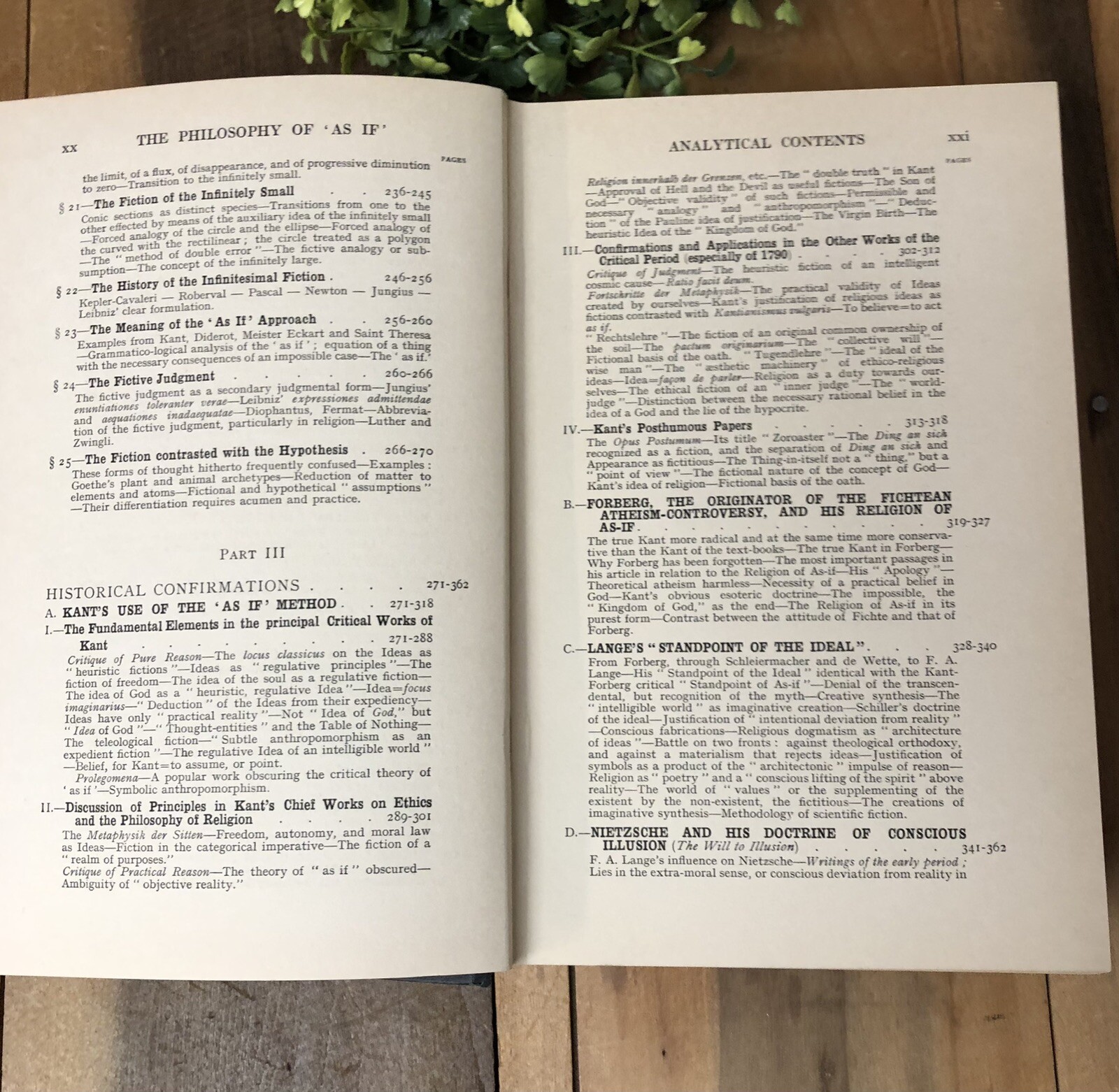 Vintage Psychology Book – Philosophy of As If – by Ogden 1920’s Positivism