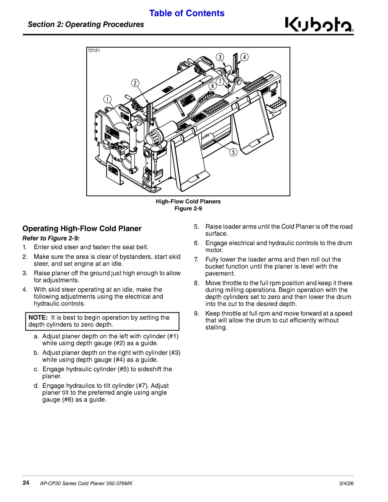 LAND PRIDE CP30 Series Cold Planers Operators Manual – WIRE BOUND – TOUGH COVERS