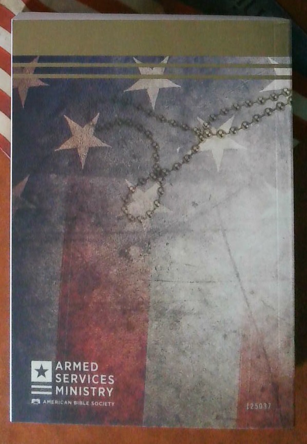 King James Version (KJV) Large Print Veteran’s Bible – Flag
