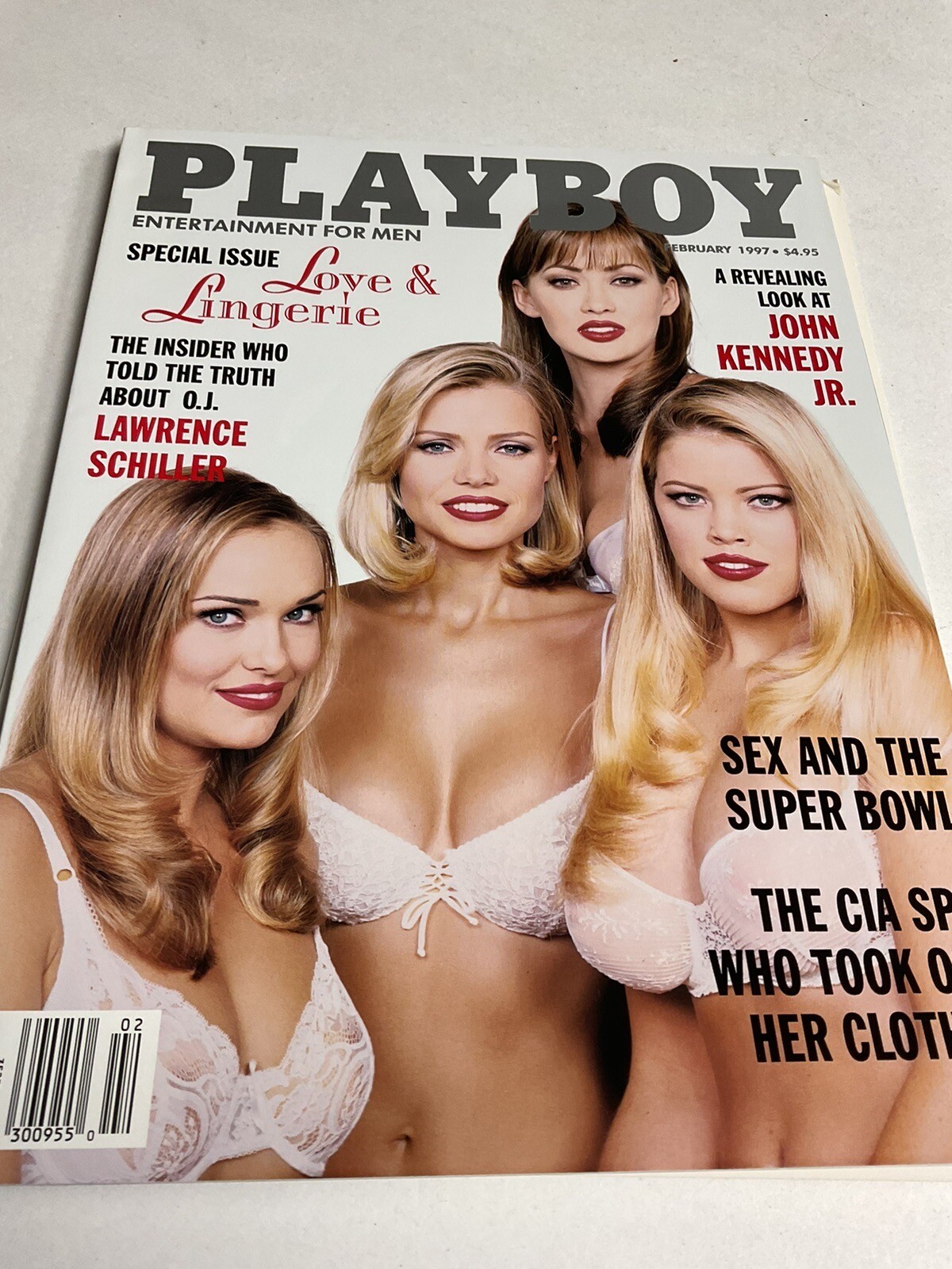 PLAYBOY February 1997-Love and Lingerie, John Kennedy Jr., Sexual Revolution 9.2