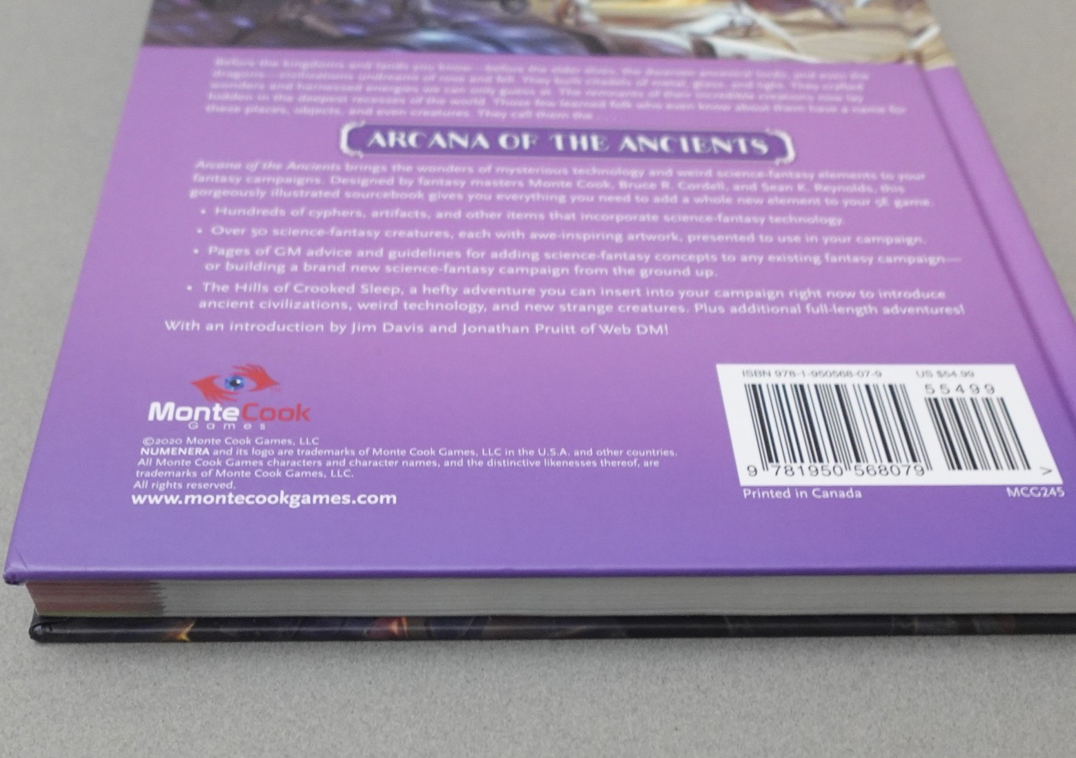 Monte Cook Fantasy RPG Arcana of the Ancients 5e Dungeons Dragons Numenera