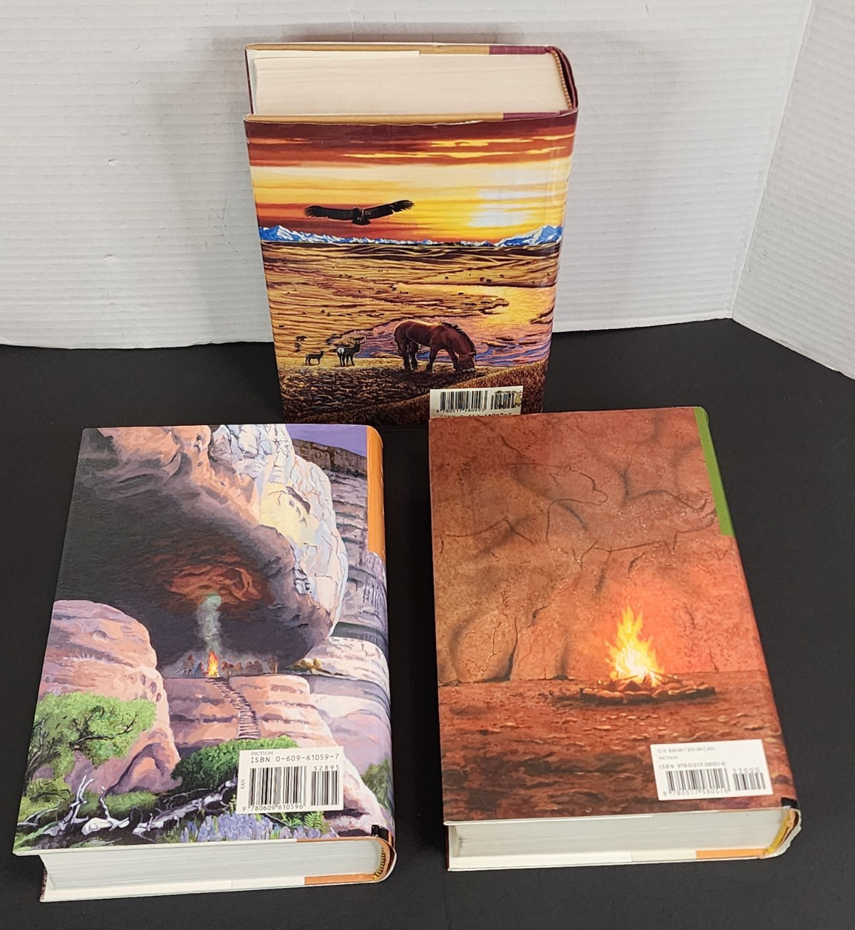 JEAN M. AUEL’S EARTH’S CHILDREN SERIES BOOKS 4, 5, & 6, ALL FIRST EDITIONS HC/DJ