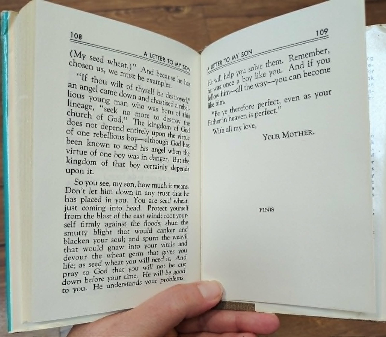 A Letter to my Son By. Ora Pate Stewart C. 1976. Vintage with Dust Jacket