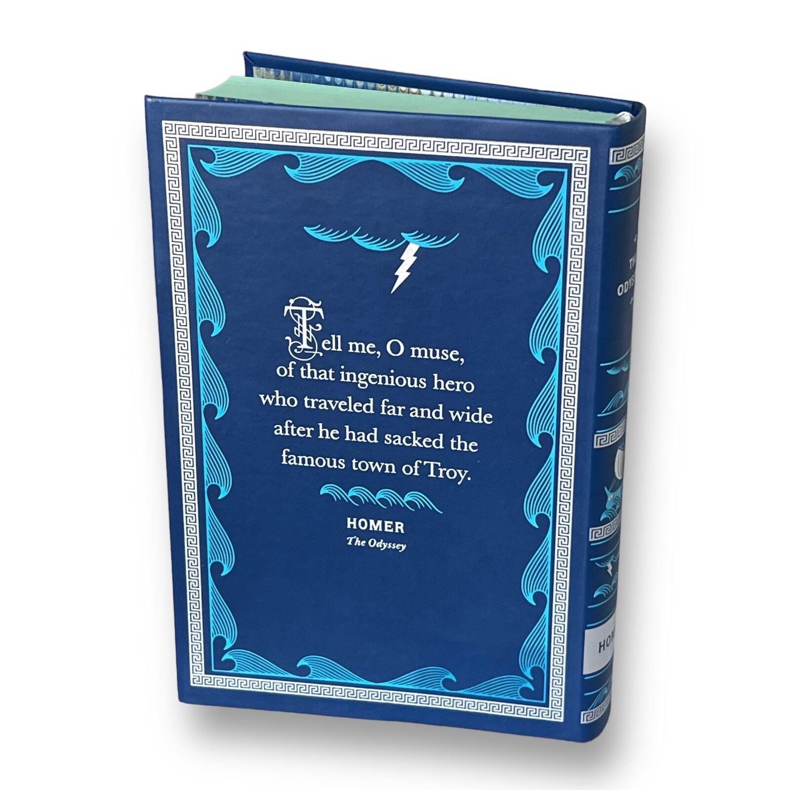 THE ODYSSEY by Homer Soft Faux Leather Bound Brand Gift Collectible Deluxe Book