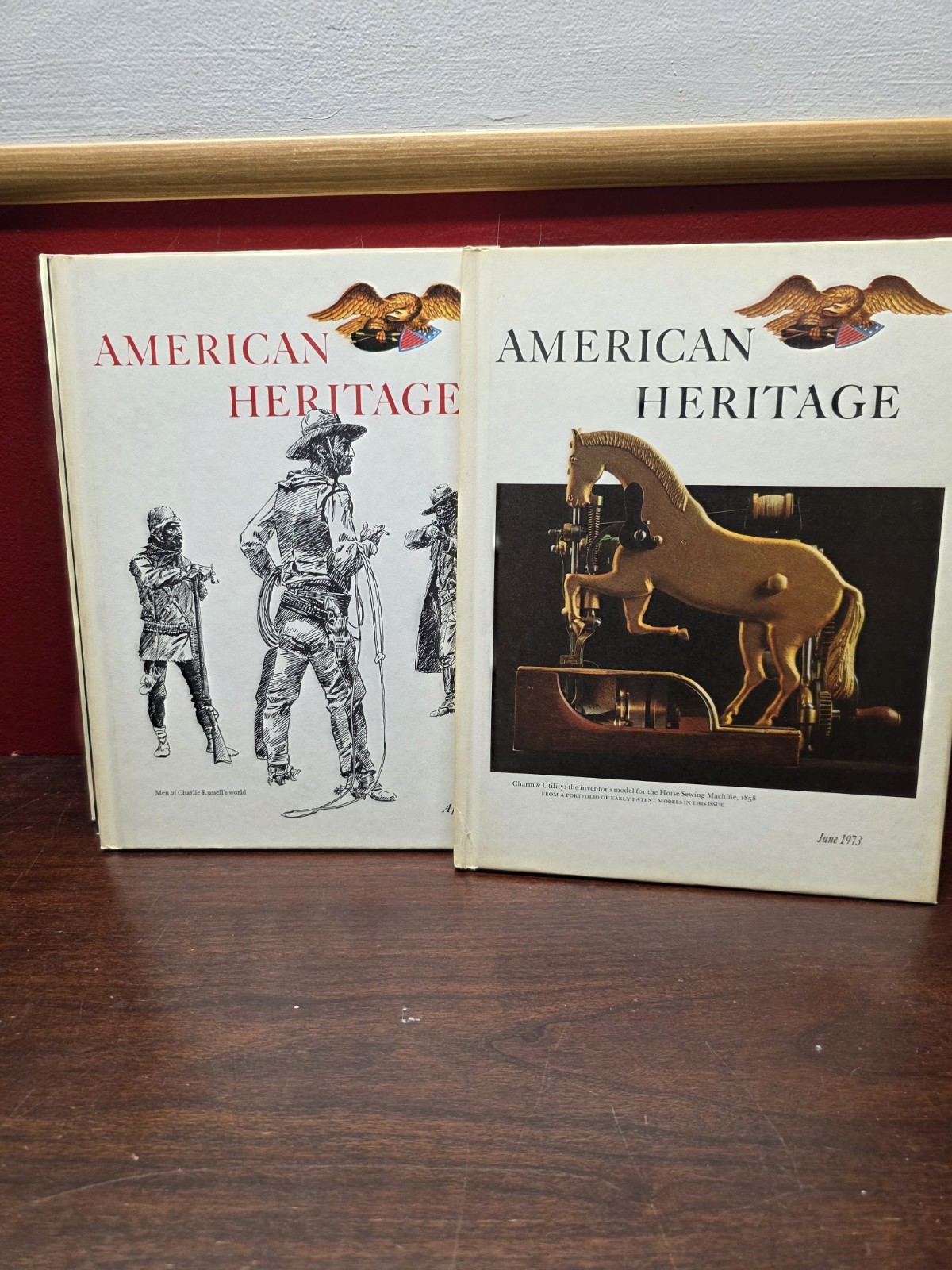 American Heritage 6 HC Books magazines Vol XXIV 1972-73 With Index Vintage
