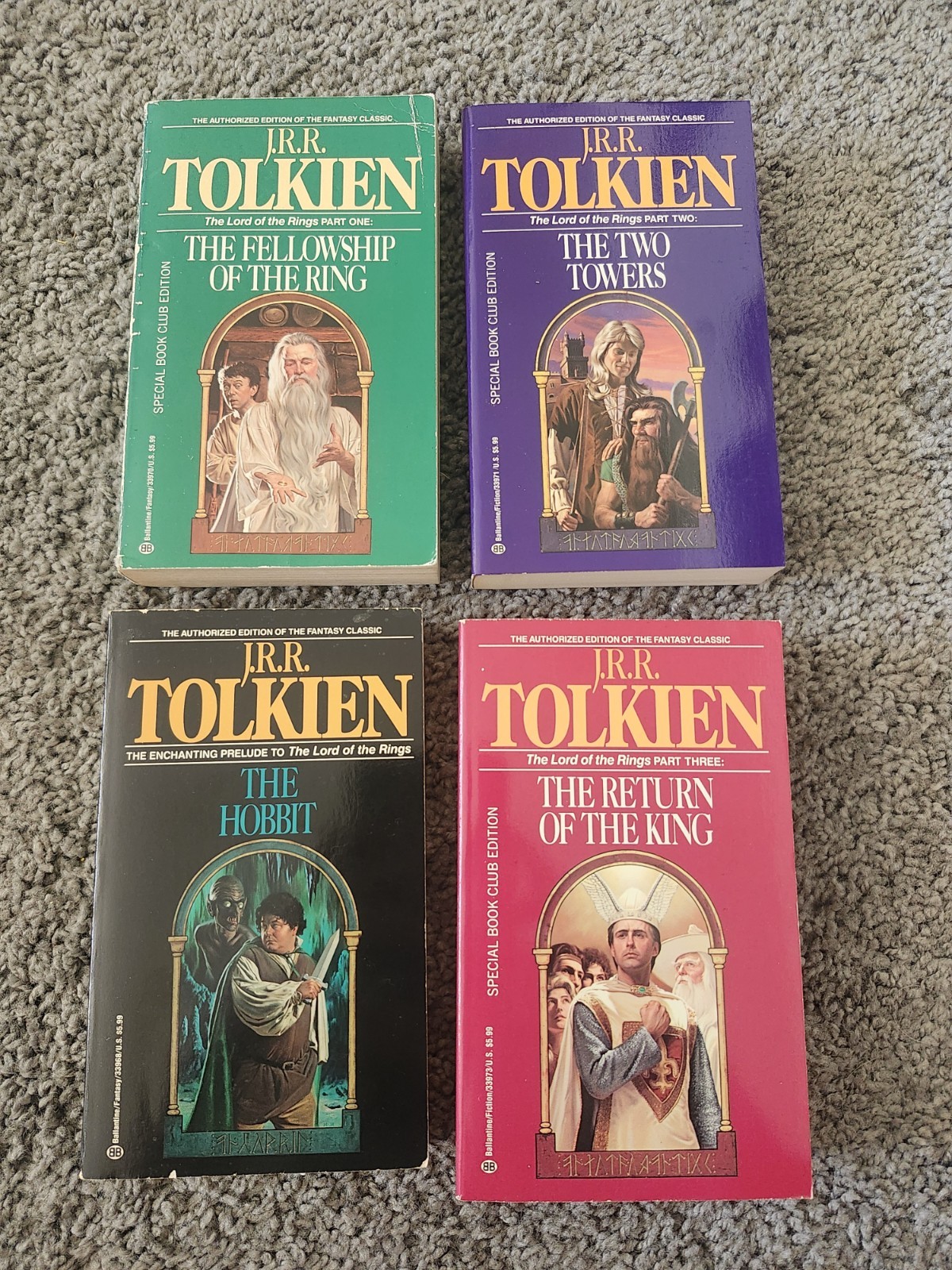 LOTR Box Set 1982 and Chronicles of Narnia Box Set 1978 Vintage Books