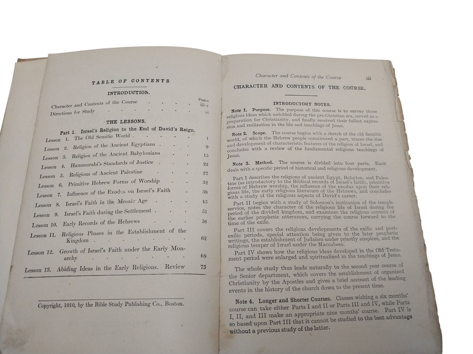 Preparations For Christianity By Rev. Philip A. Nordell Hardcover Book 1910