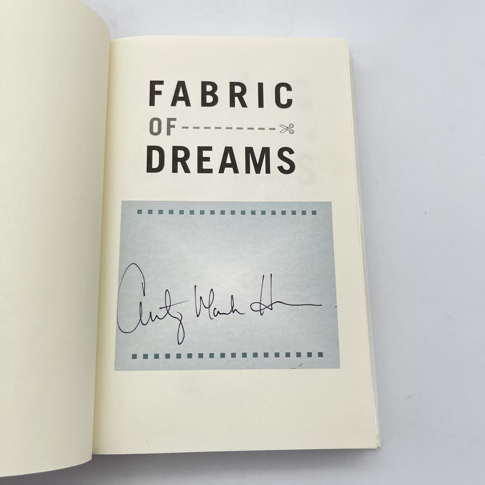 Fabric of Dreams: Designing my own Success. Signed by Anthony Mark Hankins