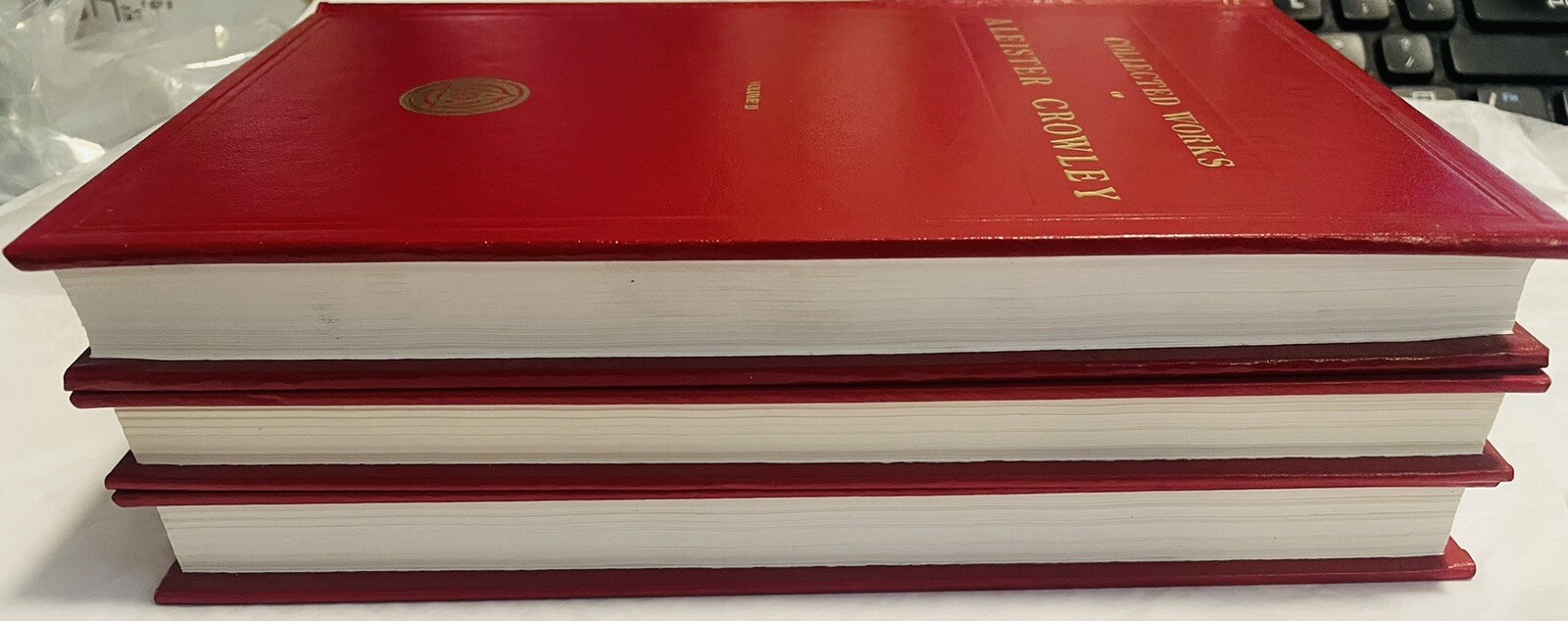Collected Works of Aleister Crowley Hardcover, 3 Volume Set (with portraits)