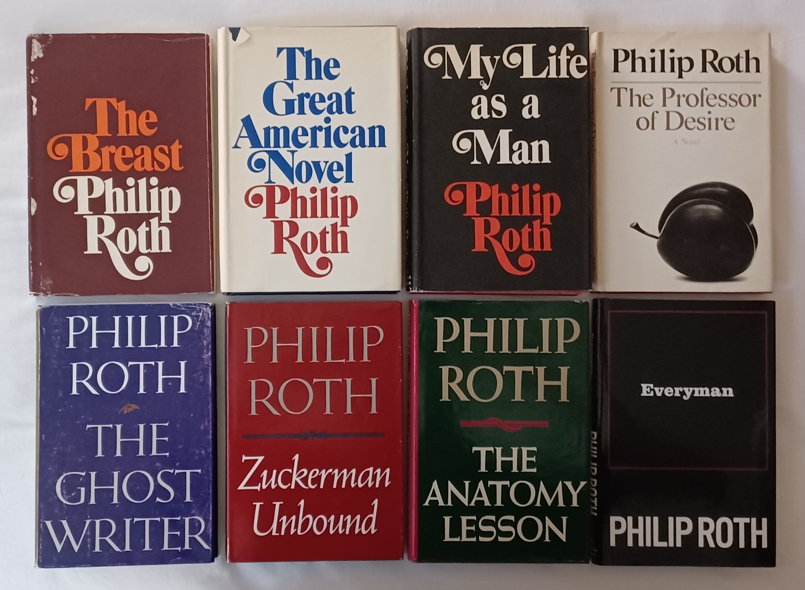 PHILIP ROTH Lot of 8 1st Ed + BCE HC DJ The Ghost Writer The Breast Everyman +