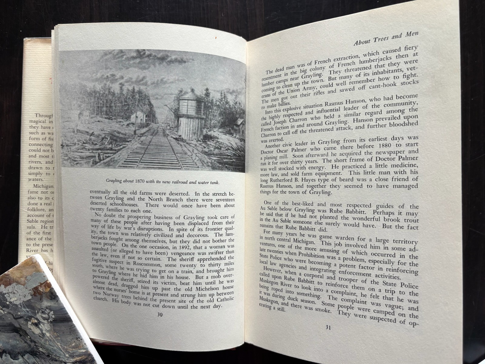 The Old Au Sable by Hazen L. Miller Michigan Regional Waterway History hc